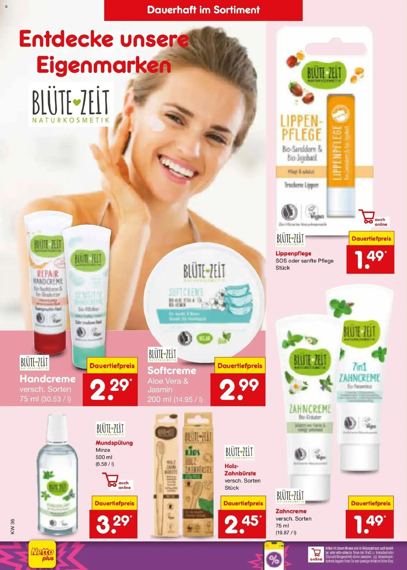 Netto Marken-Discount Prospekt Pirna (ab 31.08.2026) » Angebote | Seite: 32 | Produkte: Handcreme, Zahnbürste
