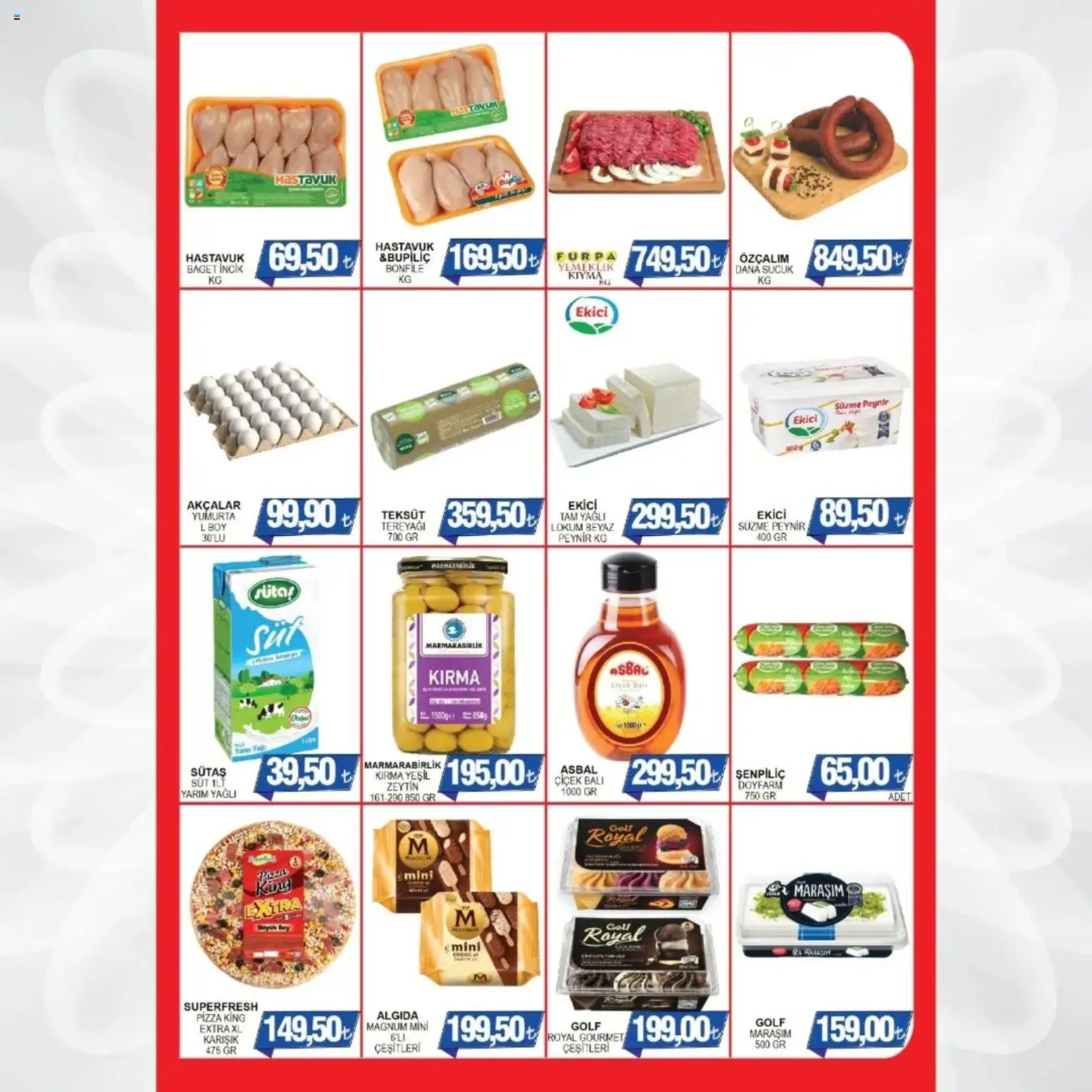 Furpa Katalog - 15.06.2026 tarihinden itibaren geçerlidir | Sayfa: 3 | Ürünler: Yumurta, Kıyma, Süzme peynir, Zeytin