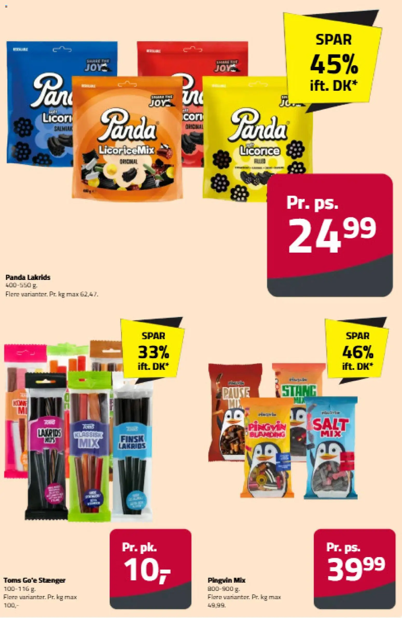 Fleggaard tilbudsavis – gyldig fra 05/08/2026 | Side: 9 | Produkter: Salt, Lakrids