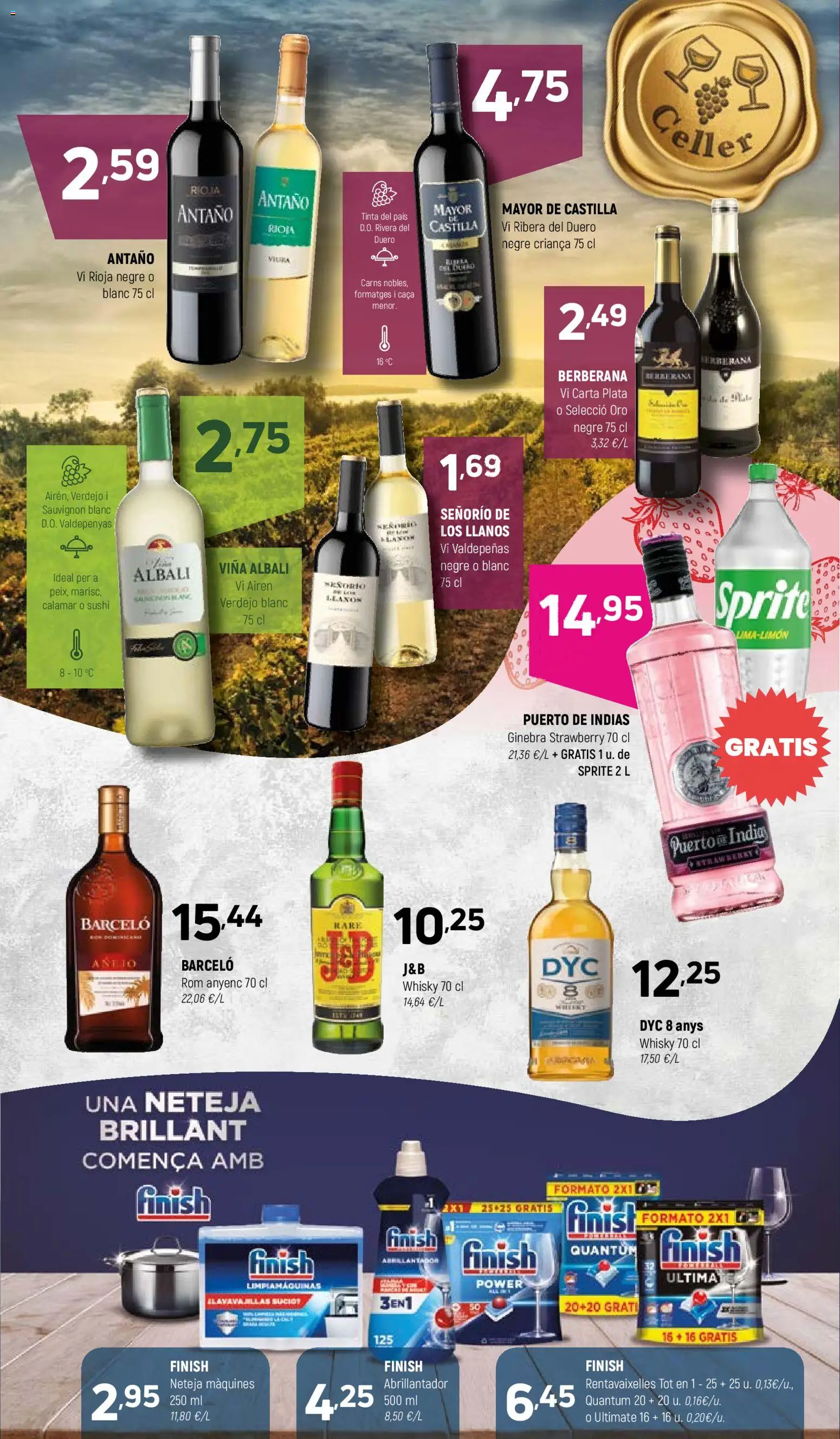 Coviran Ofertas │ válido desde el 06/10/2026 | Página: 17 | Productos: Ginebra, Sprite, Whisky, Sushi