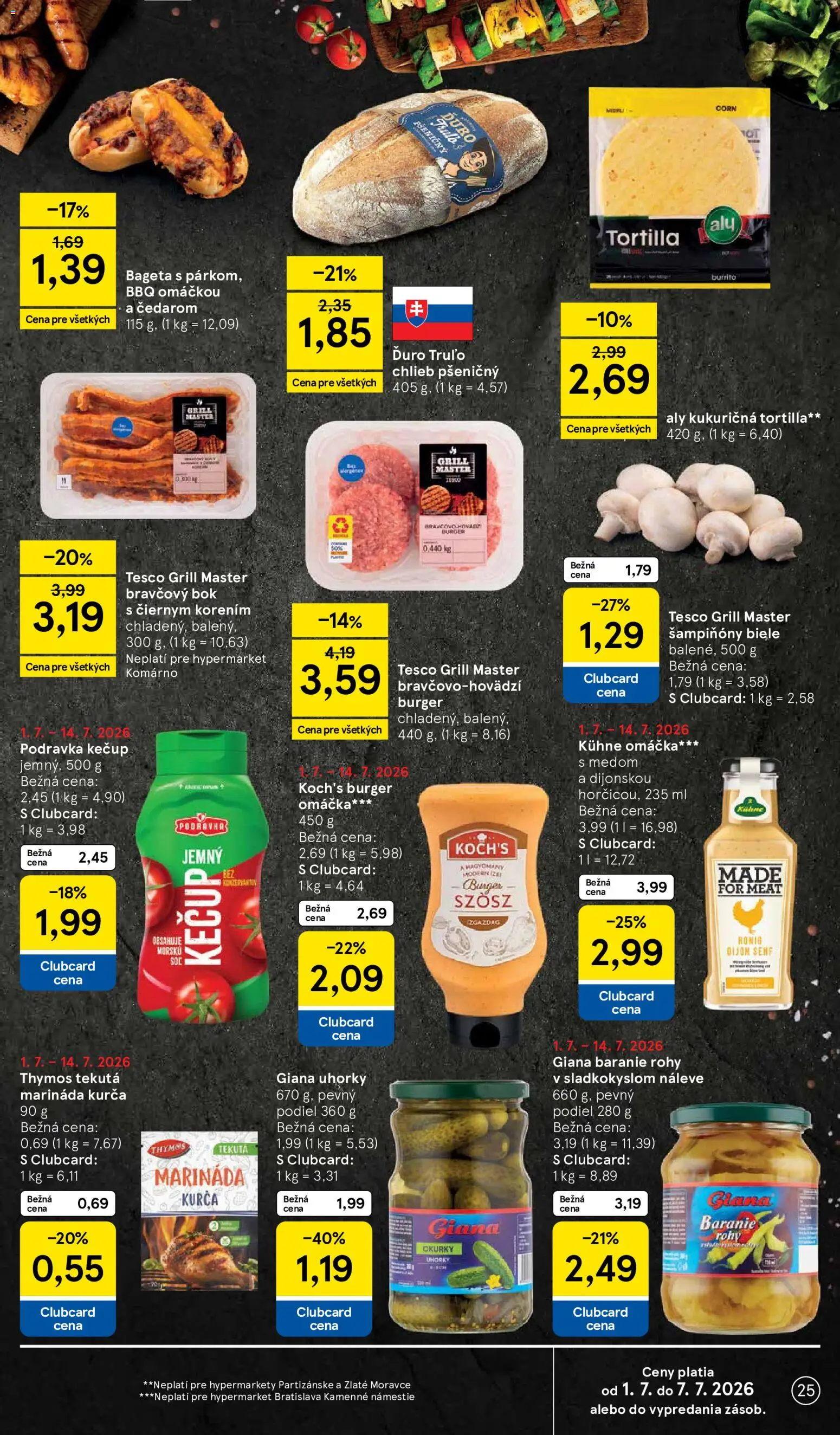 Nové Tesco akcie – leták je platný od 01.07.2026 | Strana: 25