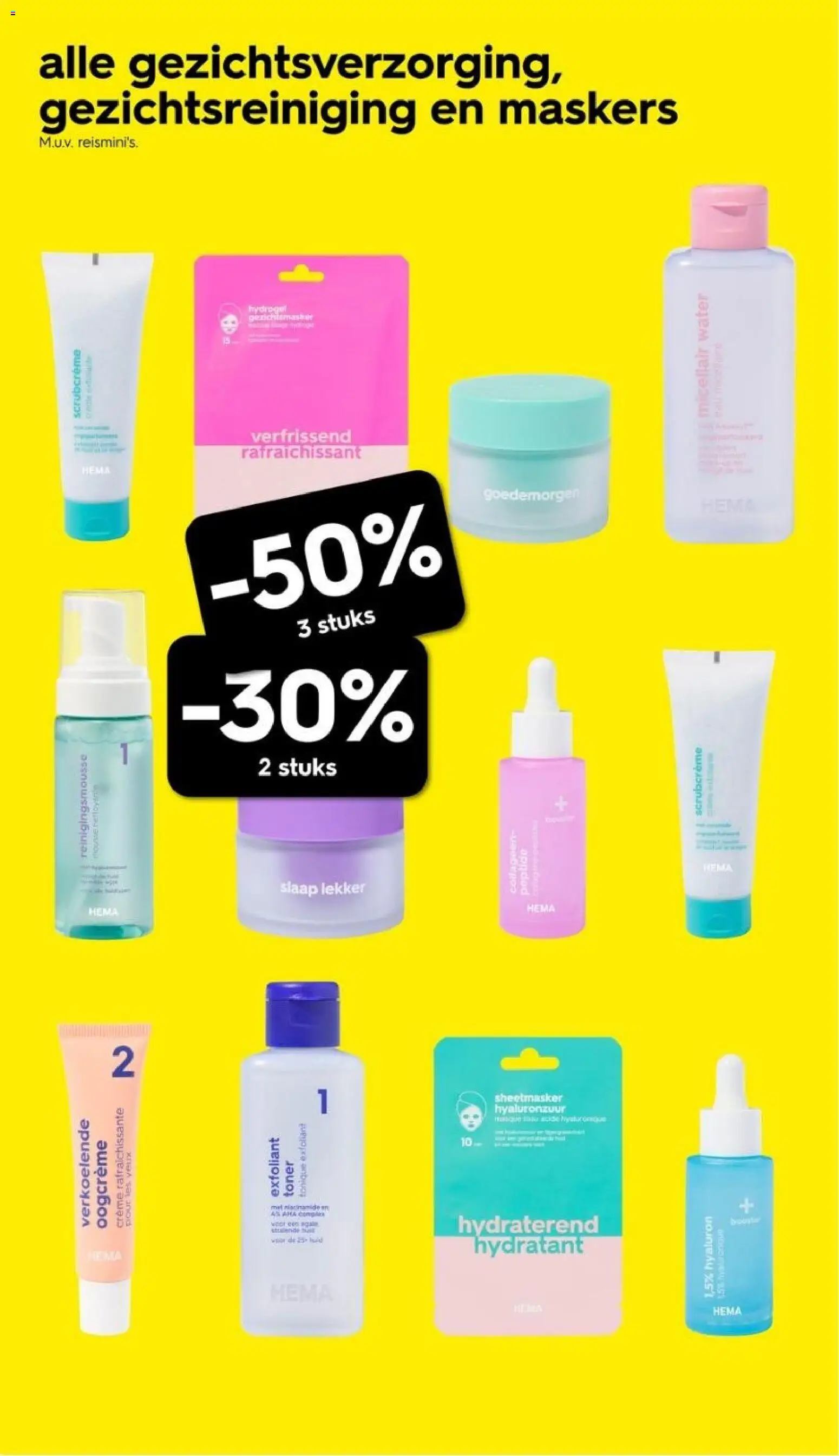 {H1} | Pagina: 10 | Producten: Maskers, Toner, Water, Crème