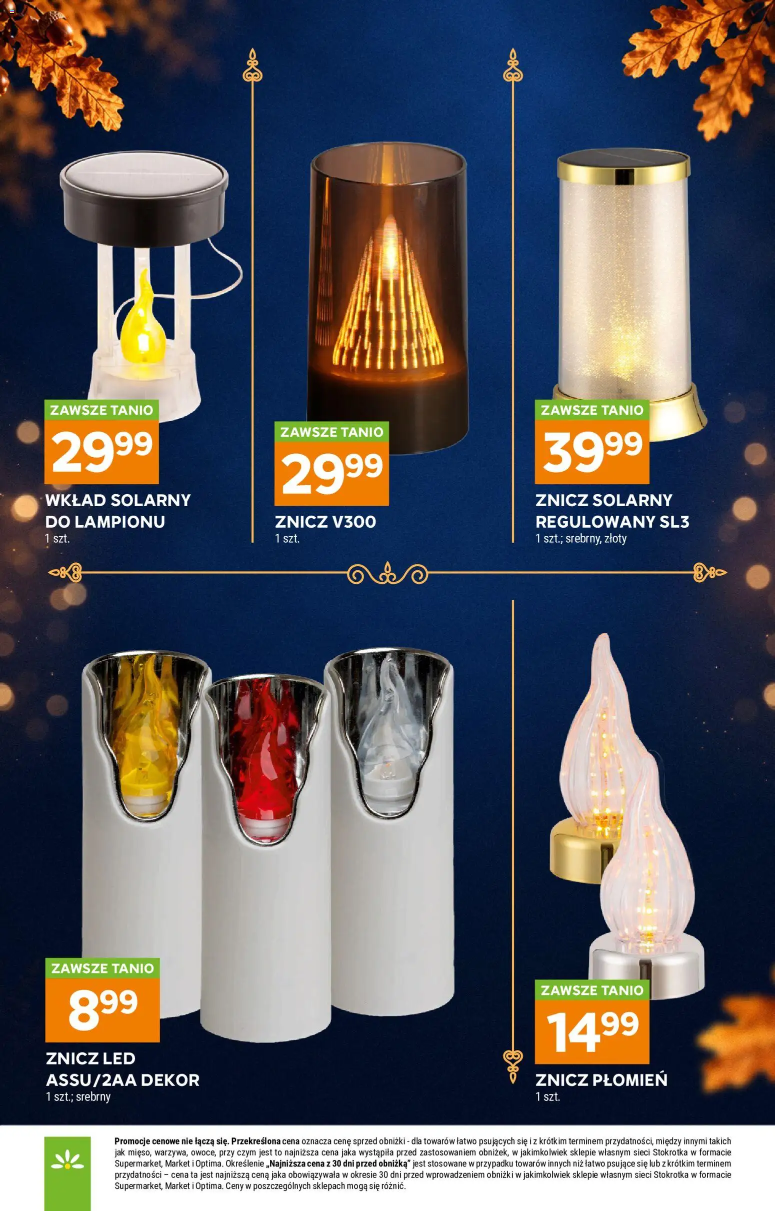 Stokrotka gazetka - Katalog Znicze od 01.10.2026 | Strona: 9 | Produkty: Znicz LED, Stokrotka