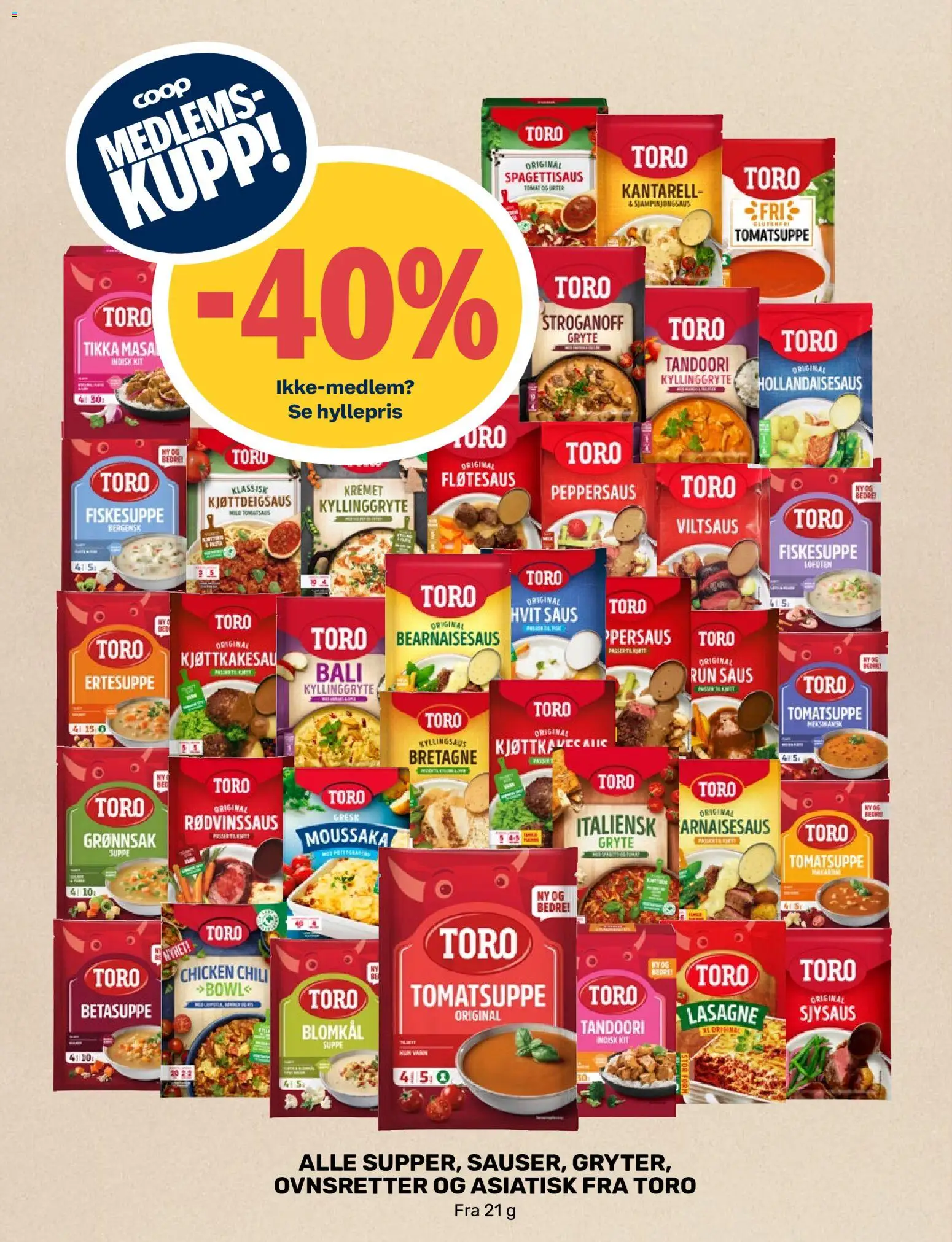 {H1} | Side: 4 | Produkter: Bearnaisesaus, Blomkål, Urter, Tomatsuppe