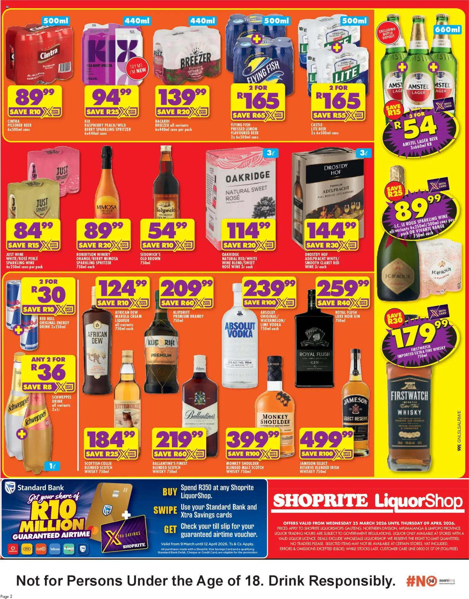 New Shoprite catalogue – valid from 25.03.2026 | Page: 2 | Products: Belt, Water, Lemon, Lime