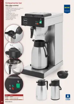 Ofertele Metro valabile de la 17.09.2025 | Pagină: 124 | Produse: Carcasă, Termos, Cafea, Apă
