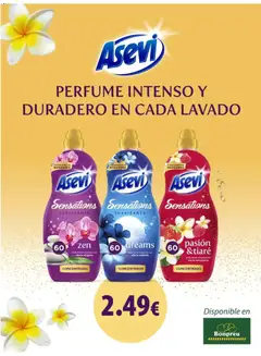 Vista previa Ofertas - Asevi sensations válido desde el 21/10/2026