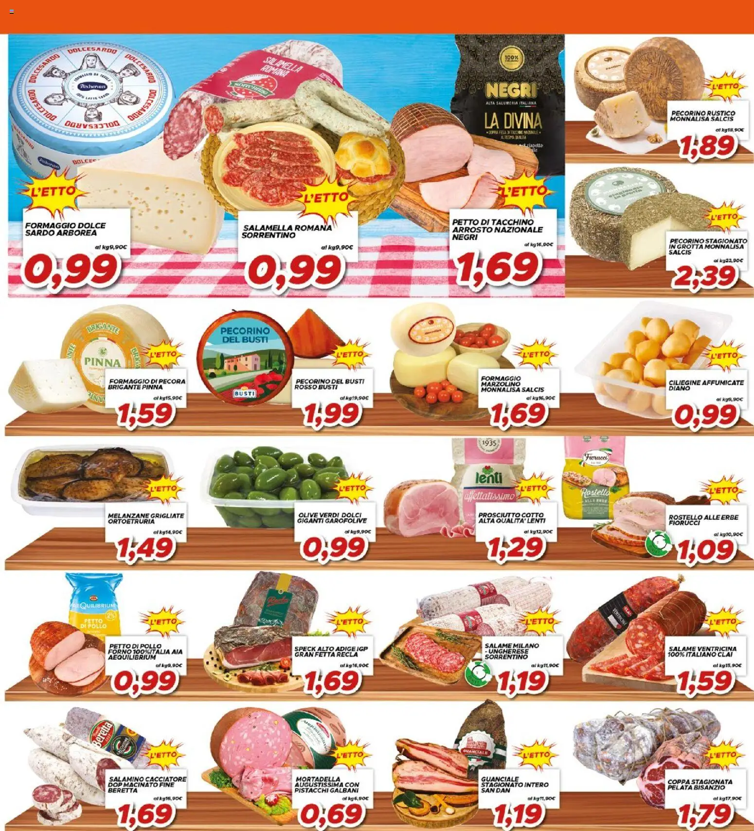 Volantino Ma Supermercati del 10.06.2026 | Pagina: 5 | Prodotti: Arrosto, Tacchino, Formaggio, Macinato