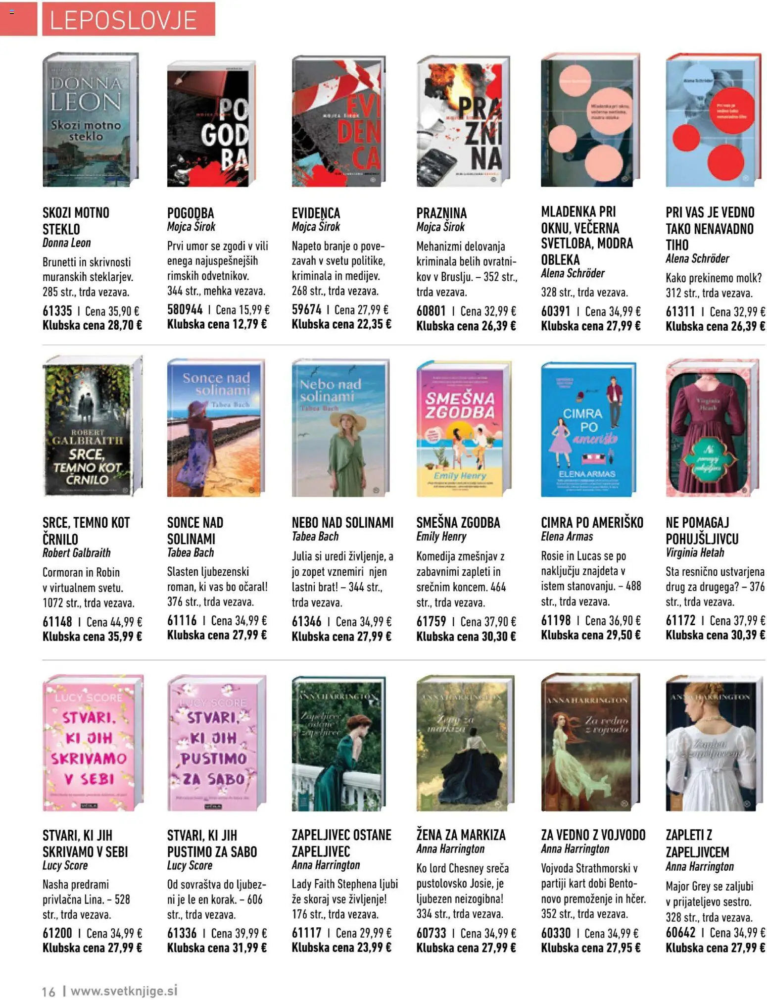 Novi Svet knjige katalog ponudbe – veljaven od 01.01.2026 | Stran: 16 | Izdelki: Markiza, Obleka
