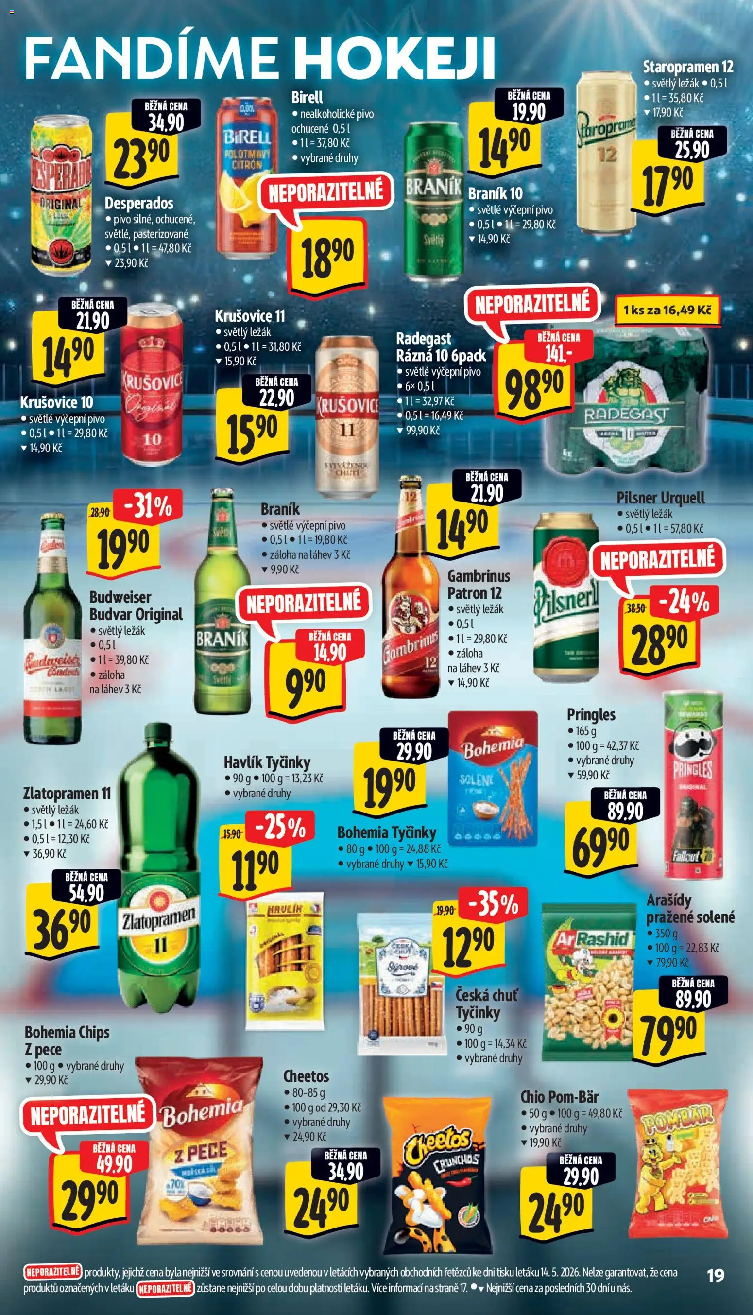 Albert leták - Supermarket od 20.05.2026 | Strana: 27 | Produkty: Zlatopramen, Pivo, Staropramen 12, Láhev