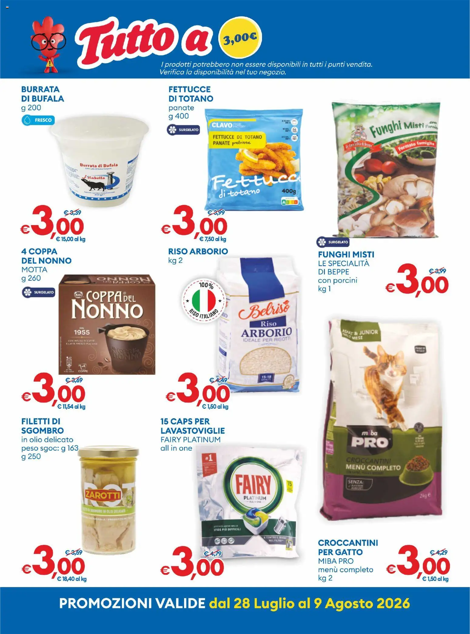 Volantino MD Discount del 28/07/2026 | Pagina: 7 | Prodotti: Riso, Funghi, Sgombro, Burrata