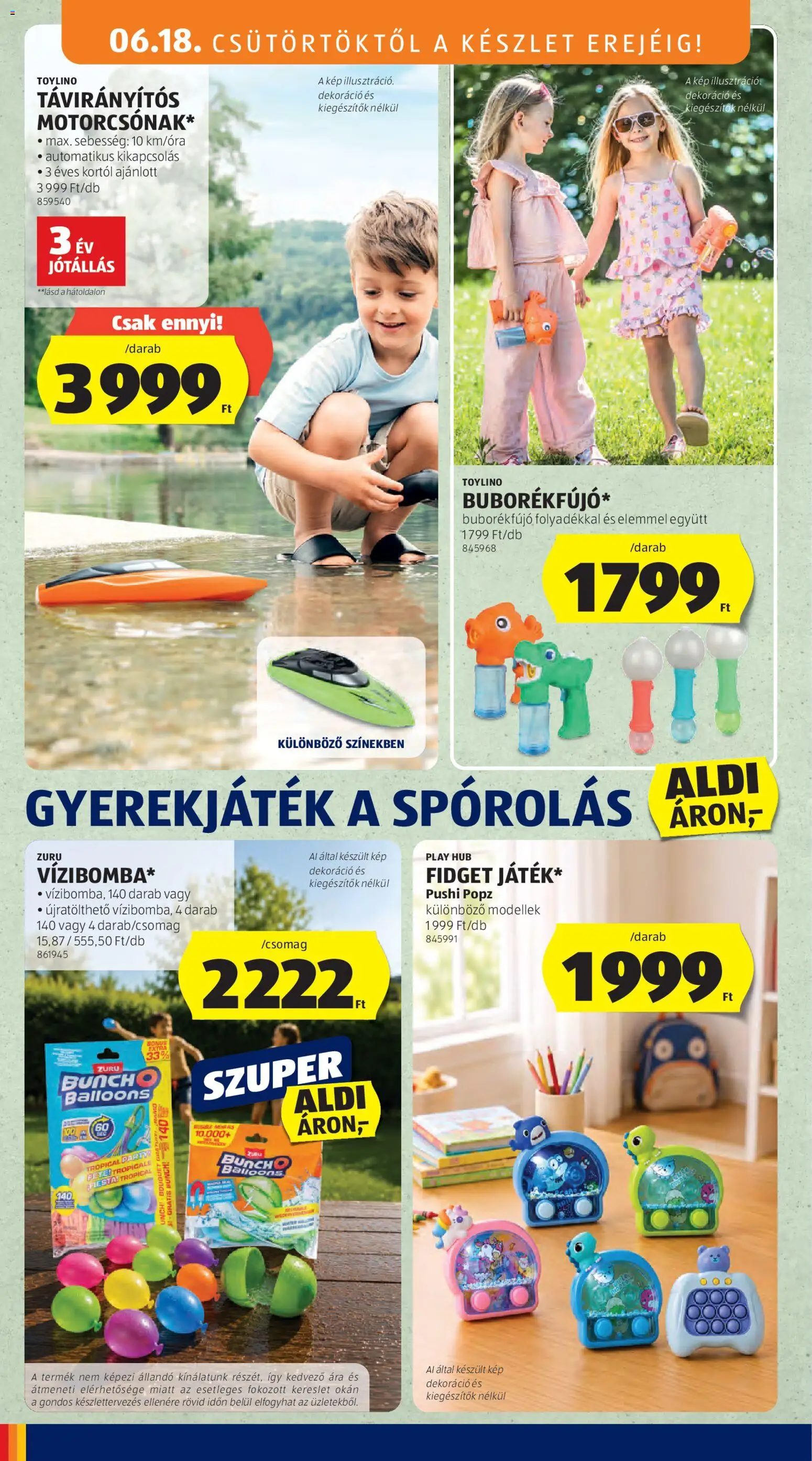 Aldi akciós ujság - amely érvényes a következő dátumtól: 18.06.2026 | Oldal: 2