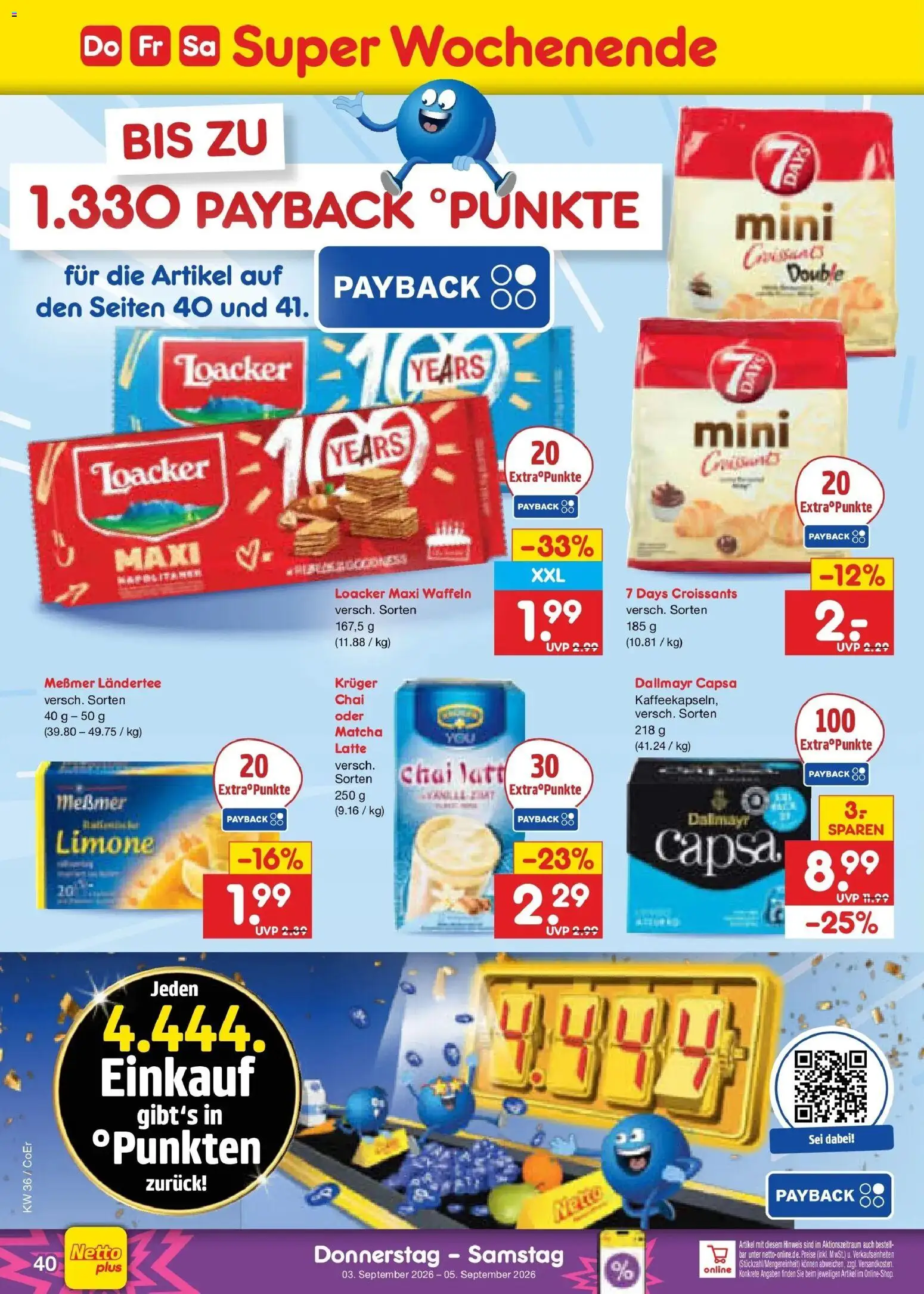 Netto Marken-Discount Prospekt Bitterfeld-Wolfen (ab 31.08.2026) » Angebote | Seite: 52 | Produkte: Messmer, Waffeln, Dallmayr, Dallmayr capsa
