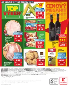 Kaufland SK akciós újság - amely érvényes a következő dátumtól: 2026.07.09. | Oldal: 82 | Termékek: Croissant, Só