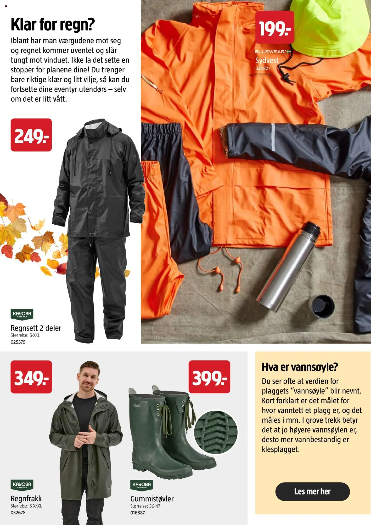 {H1} | Side: 42 | Produkter: Klær, Gummistøvler
