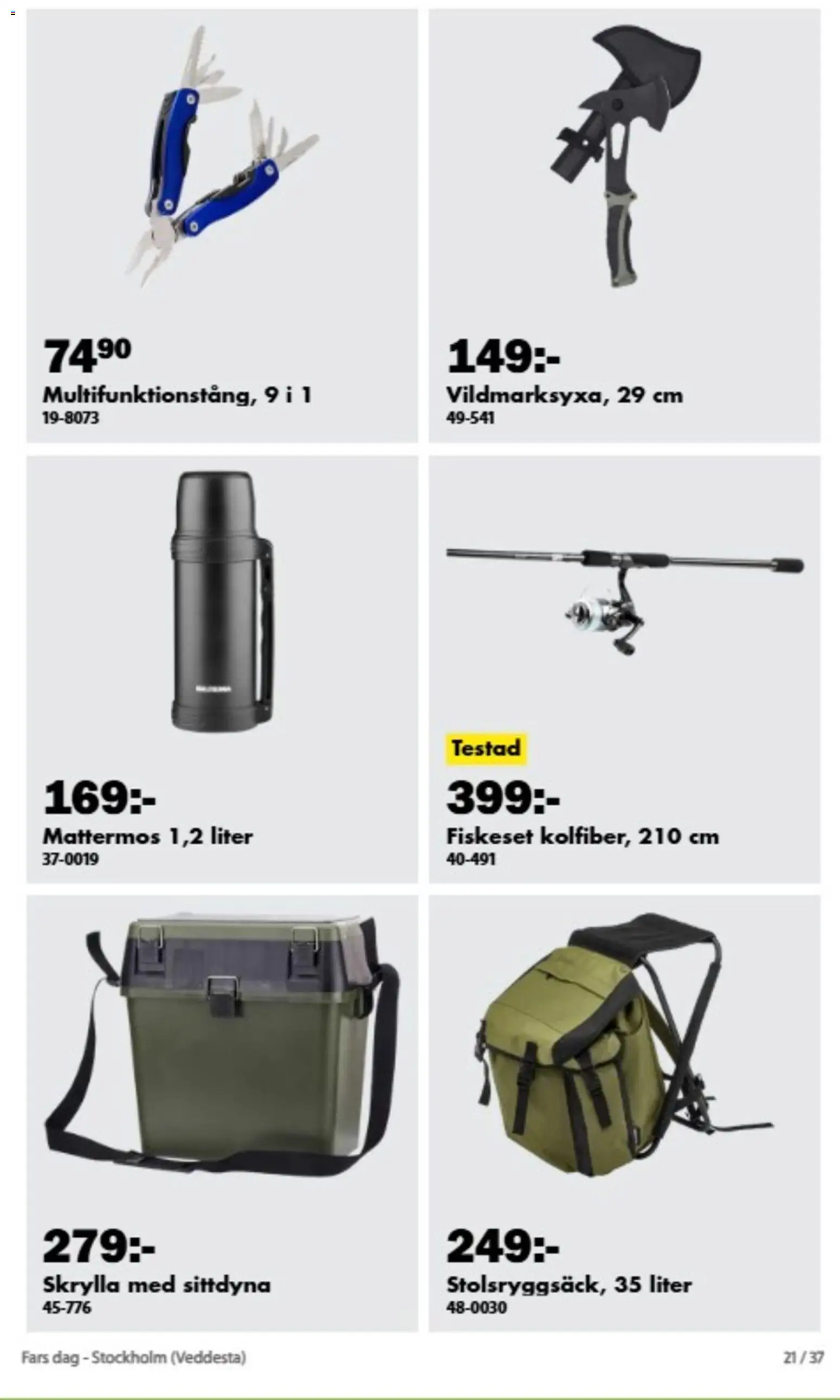 Biltema reklamblad aktuell från 26/10/2026 | Sida: 21 | Produkter: Mattermos