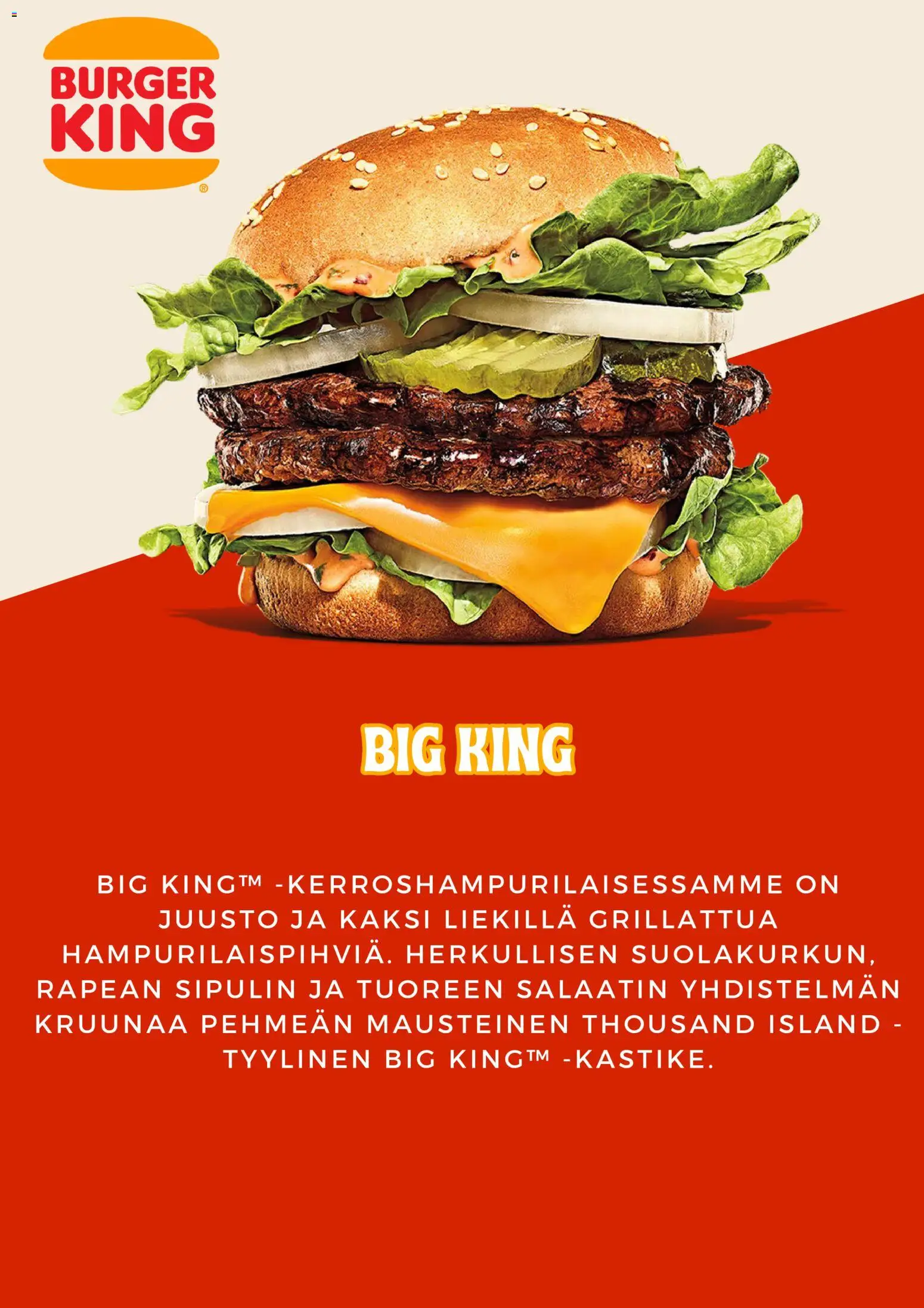 Burger King tarjoukset – voimassa 03/09/2026 alkaen | Sivu: 2 | Tuotteet: Juusto