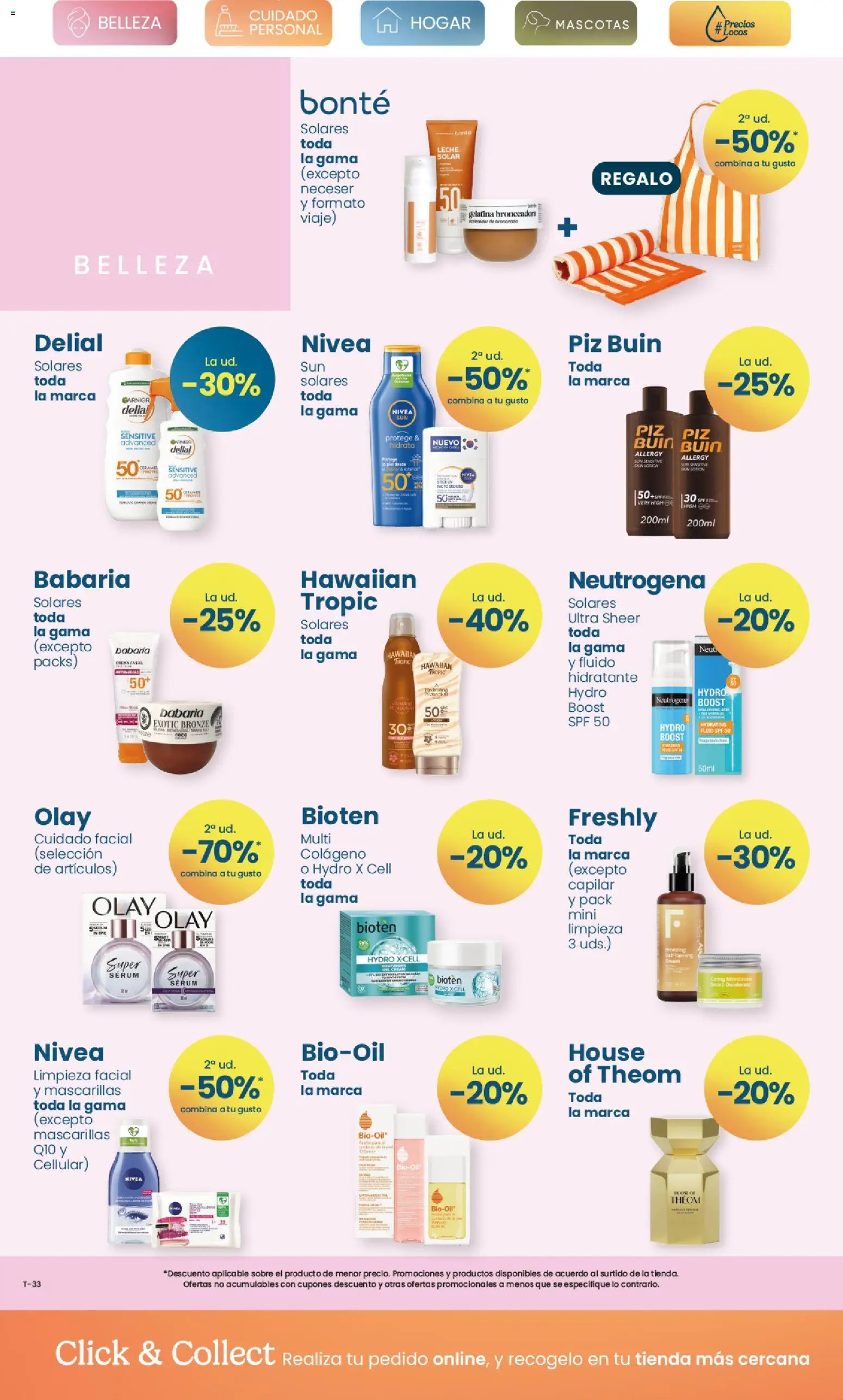 Clarel - folleto │ válido desde el 05/08/2026 | Página: 2 | Productos: Bronceador, Sérum, Leche, Mascarillas