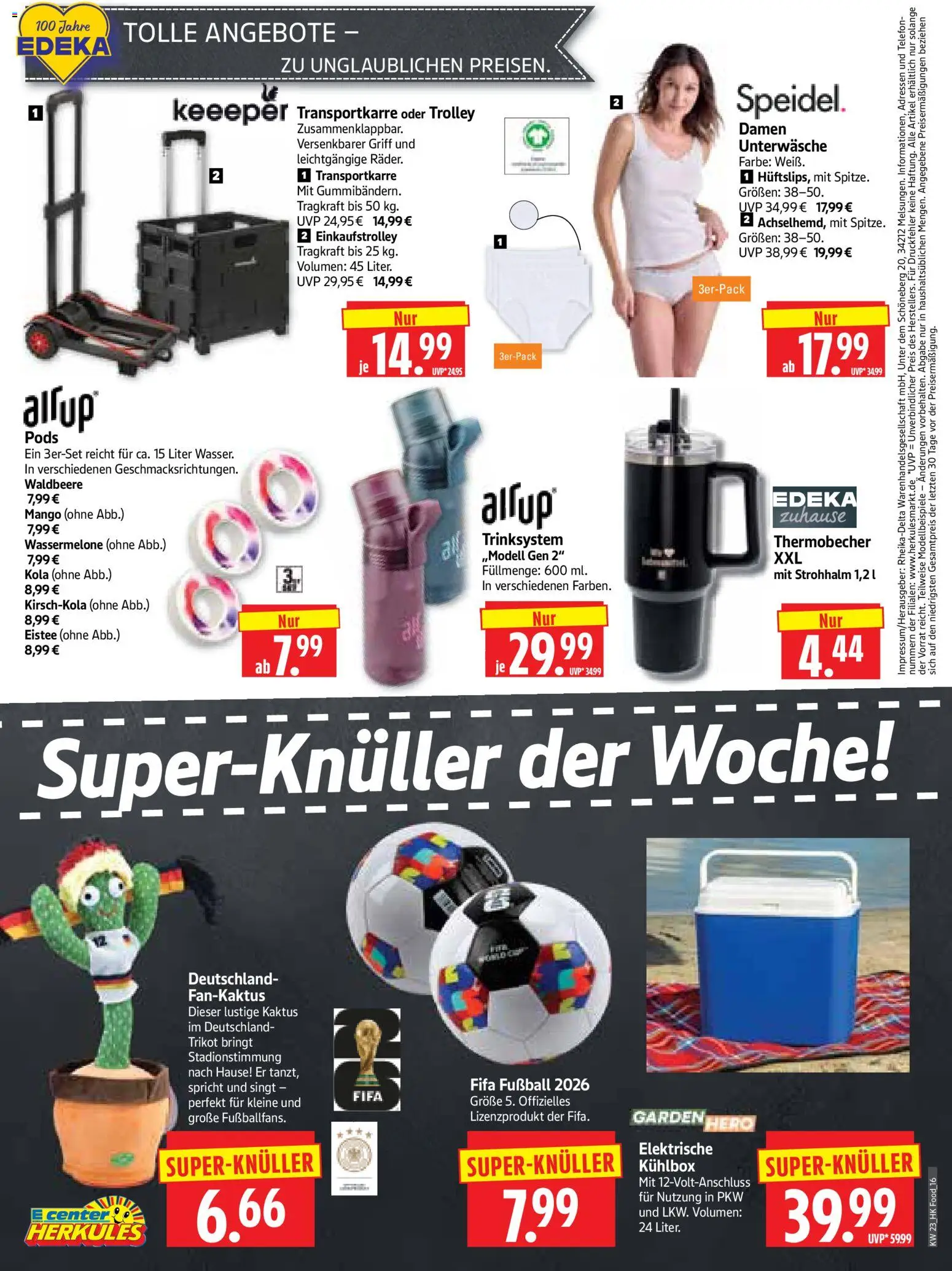 HERKULES Prospekt – gültig ab 01.06.2026 | Seite: 16 | Produkte: Fußball, Mango, Unterwäsche, Telefon