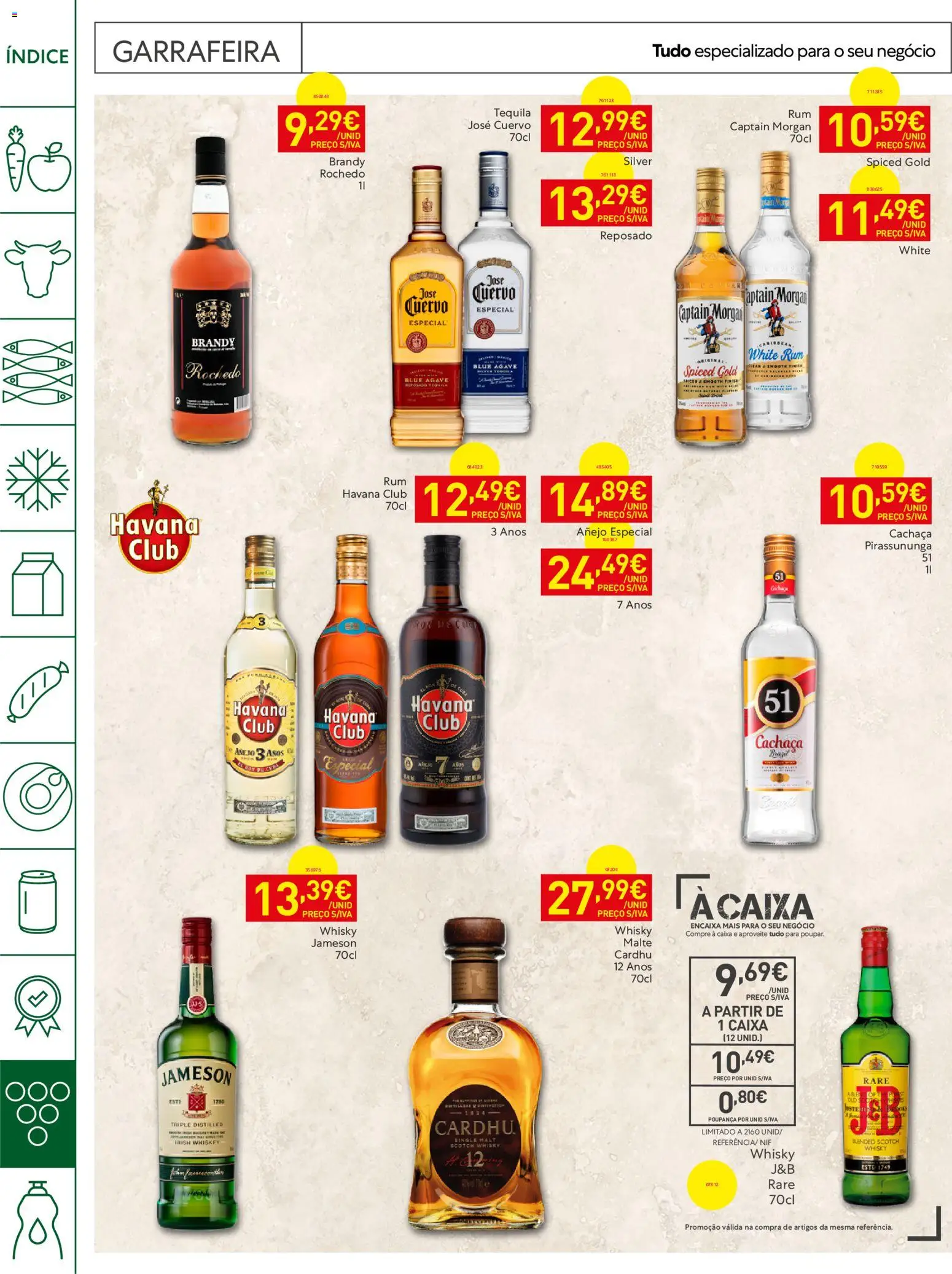 Recheio Horeca │ válido de 15/09/2026 | Página: 26 | Produtos: Havana, Cachaça, Rum, Caixa