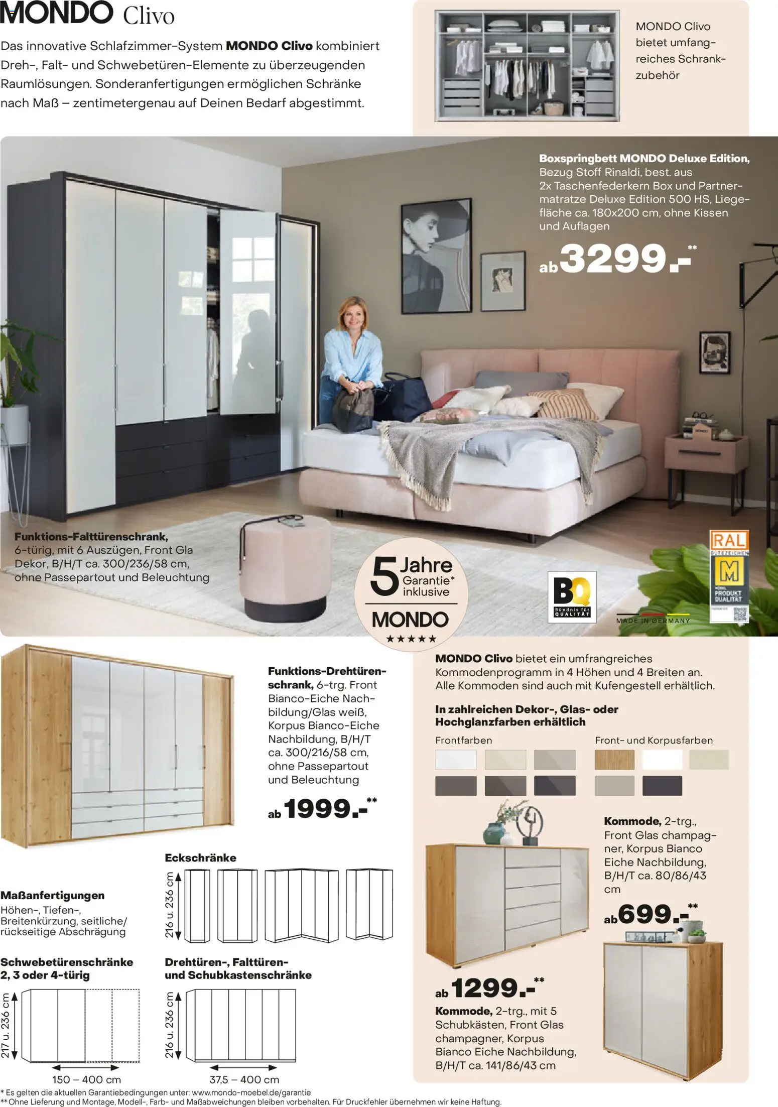 Ostermann Mondo Herbstprospekt 2026 – gültig ab 05.10.2026 | Seite: 26 | Produkte: Matratze, Kissen, Boxspringbett, Liege
