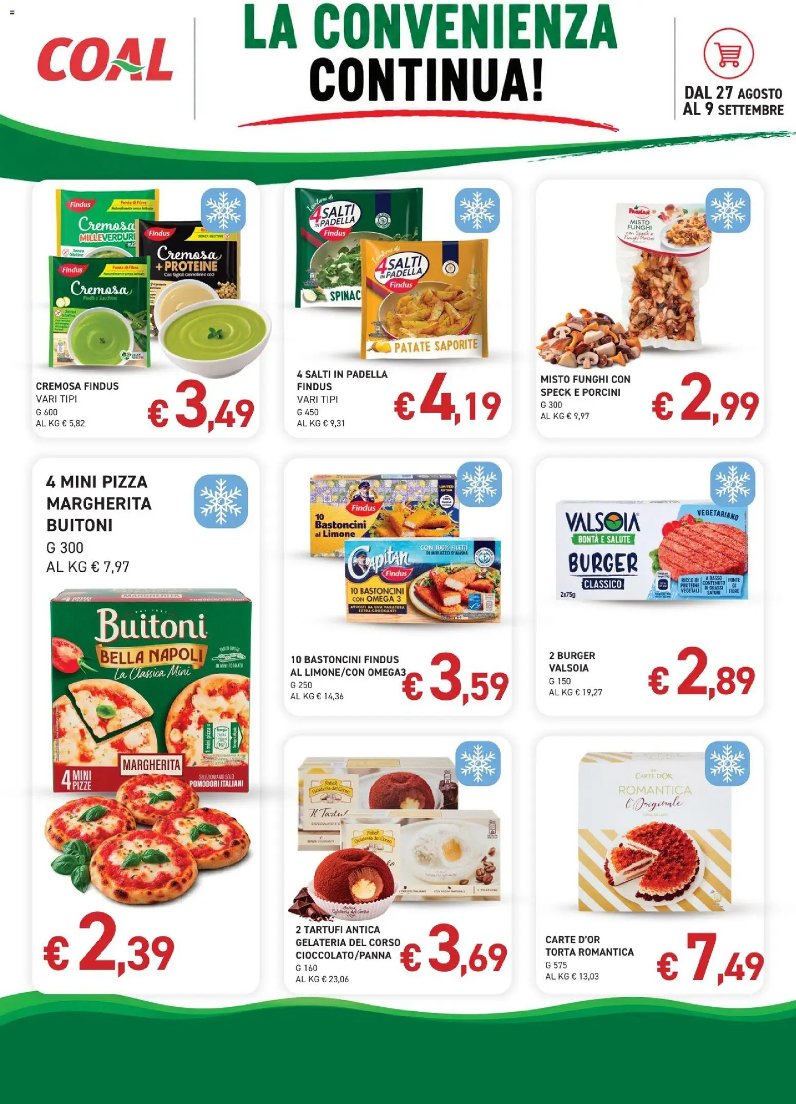 Volantino Coal del 27/08/2026 | Pagina: 2 | Prodotti: Senza glutine, Pizza, Cannellini, Limone