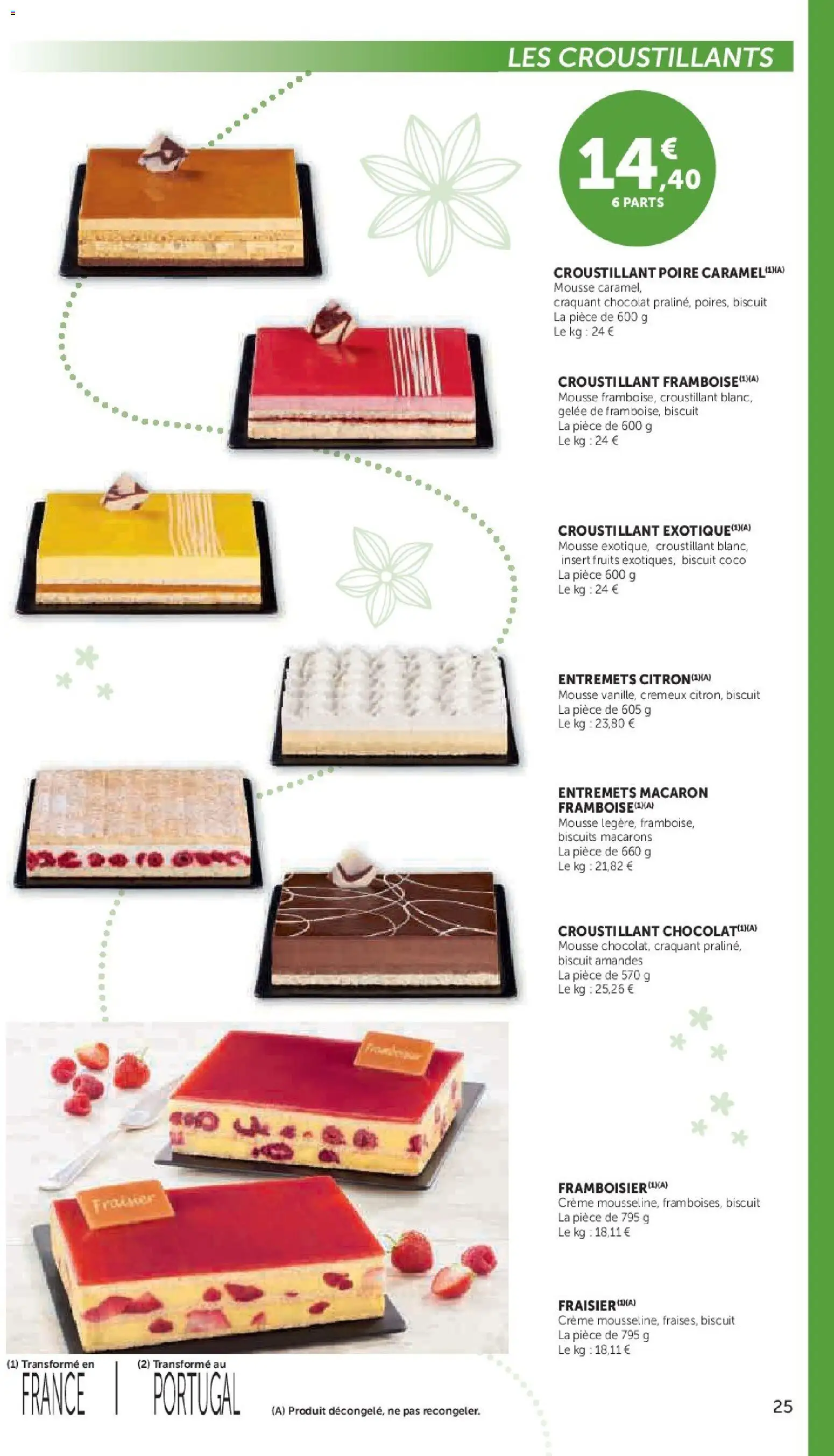 {H1} | Page: 25 | Produits: Framboise, Mousse, Crème, Biscuits