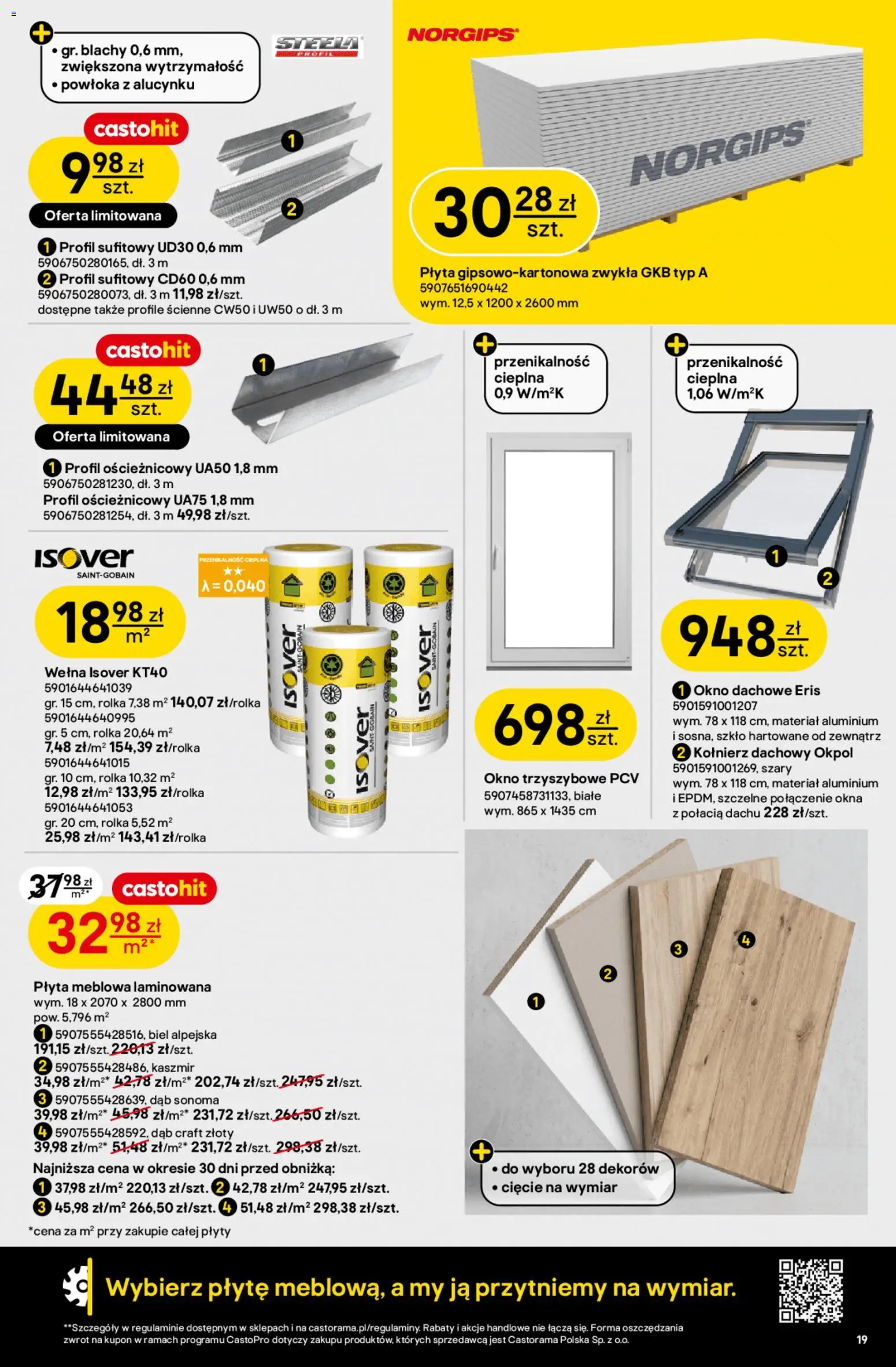Castorama gazetka od 08.07.2026 | Strona: 19 | Produkty: Plyty