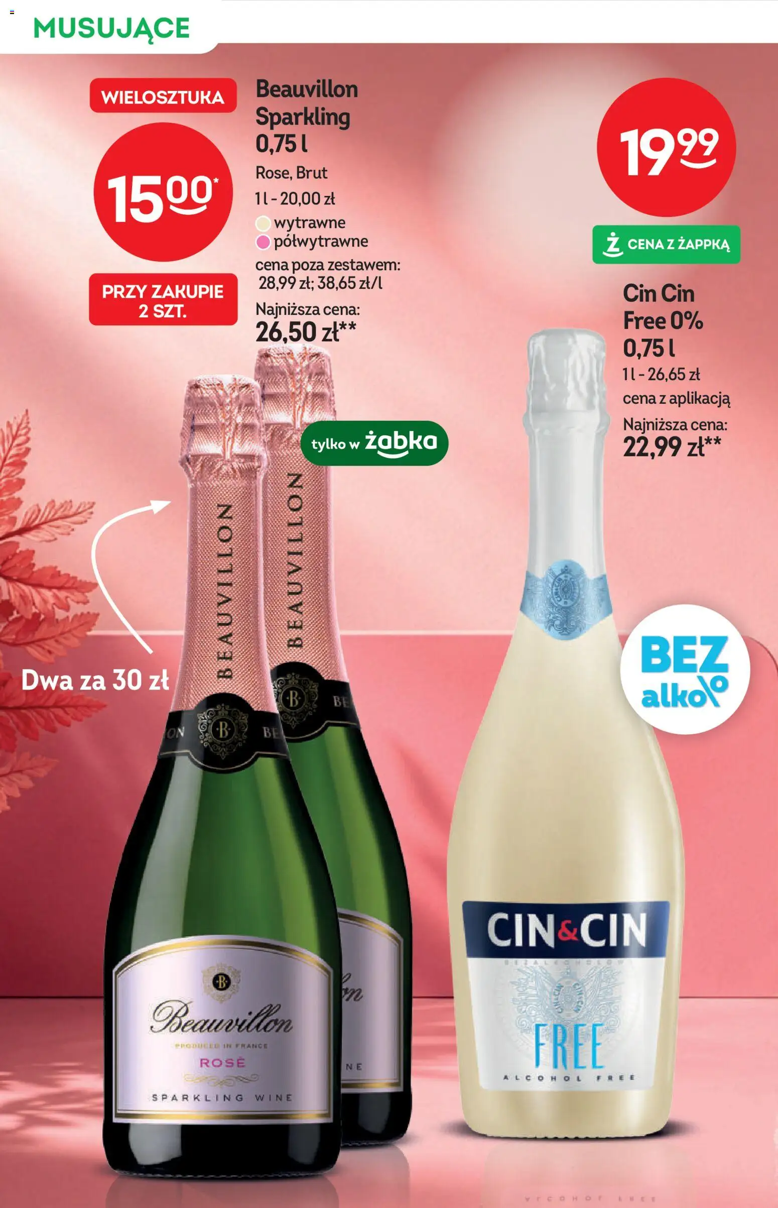Żabka gazetka - Katalog win od 16.09.2026 | Strona: 20 | Produkty: Cin cin