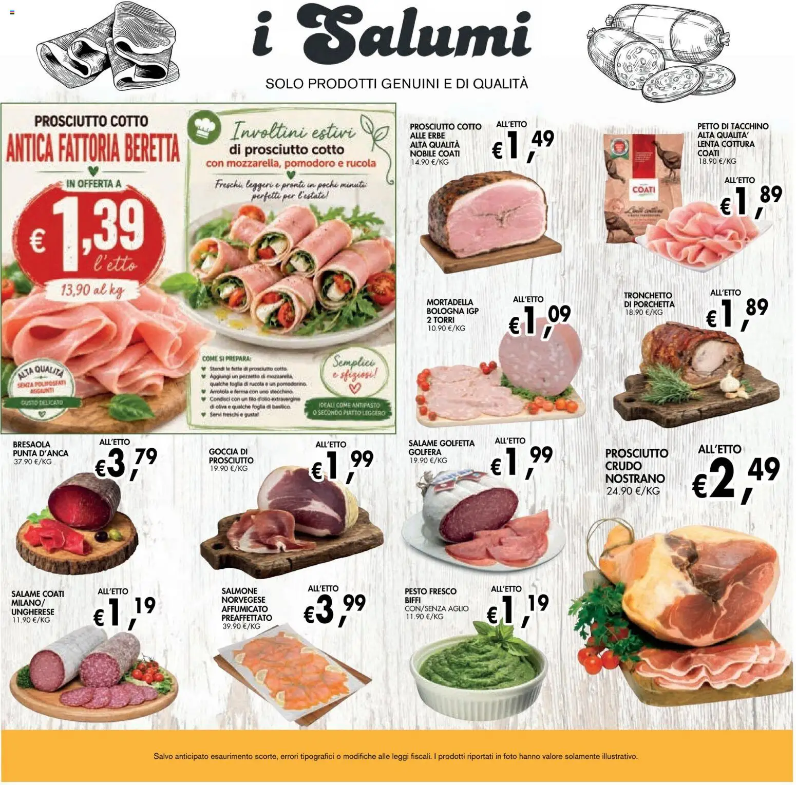 Volantino Coal del 10/09/2026 | Pagina: 11 | Prodotti: Salame, Erbe, Rucola, Piatto