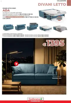 Anteprima del volantino Conforama Divani catalogo valido a partire dal 11/02/2026 | Pagina: 15 | Prodotti: Divano letto, Materasso matrimoniale, Letto, Divano