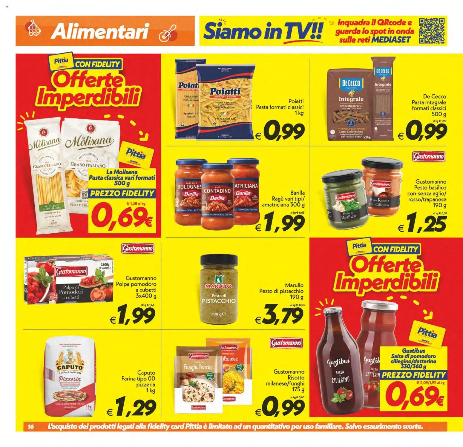 Volantino SuperConveniente del 09.06.2026 | Pagina: 16 | Prodotti: Funghi, Pesto, Basilico, Penne
