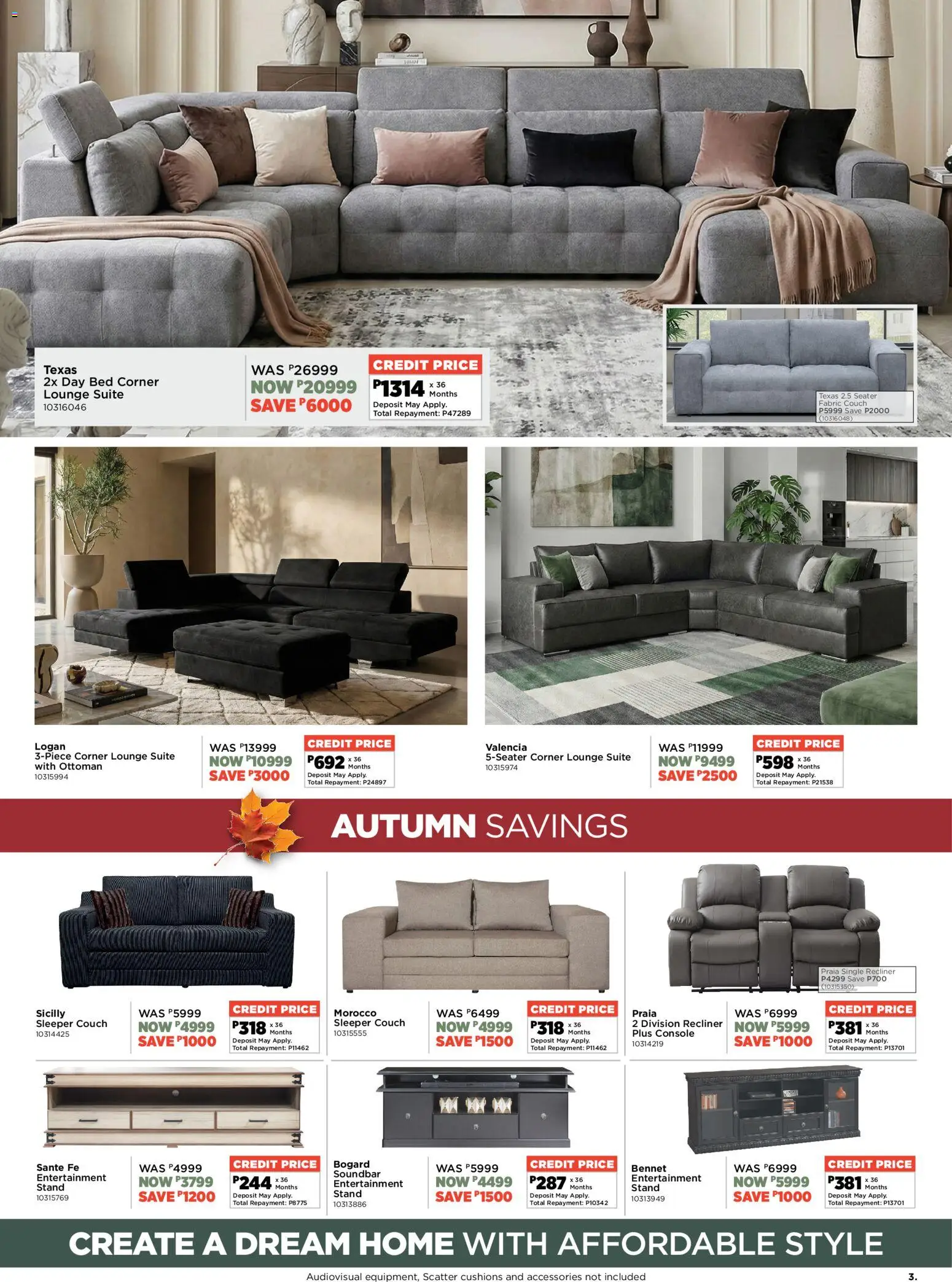 New House and Home catalogue – valid from 18.05.2026 | Page: 3 | Products: Seater, Bed, Couch, Ottoman