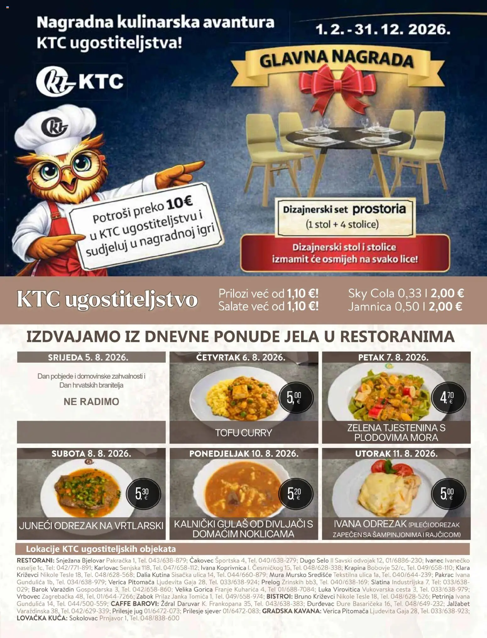 KTC katalog | vrijedi od 06.08.2026 | Stranica: 35 | Proizvodi: Stol, Tjestenina, Jamnica, Curry