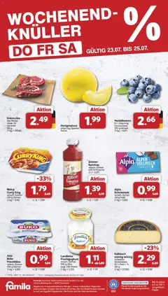 Famila Nordwest Prospekt ab 20.07.2026 gültig | Seite: 42 | Produkte: Joghurt, Entrecote, Fruchtjoghurt, Steak