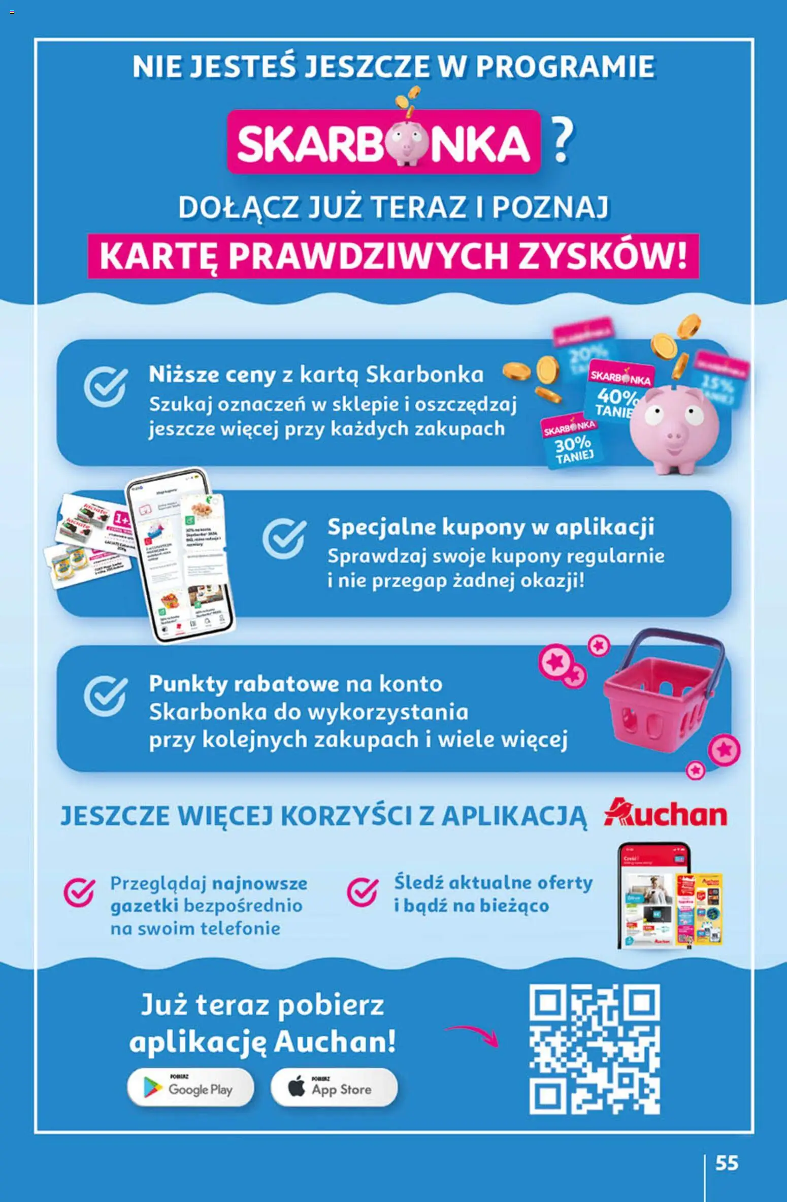 Auchan gazetka - 30 Lat Hipermarket od 14.05.2026 | Strona: 55