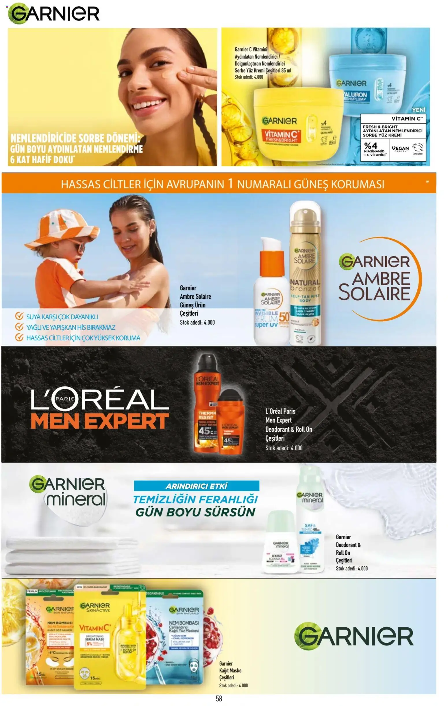 CarrefourSA Katalog - 18.05.2026 tarihinden itibaren geçerlidir | Sayfa: 58 | Ürünler: Maske, Deodorant