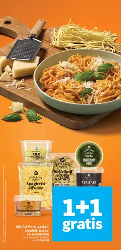VERSE PASTA Spaghetti all'uovo, Verse pasta gemaakt in Italië - Voorbeeld van een folder van Albert Heijn, geldig van 15.06.2026 | Pagina: 2