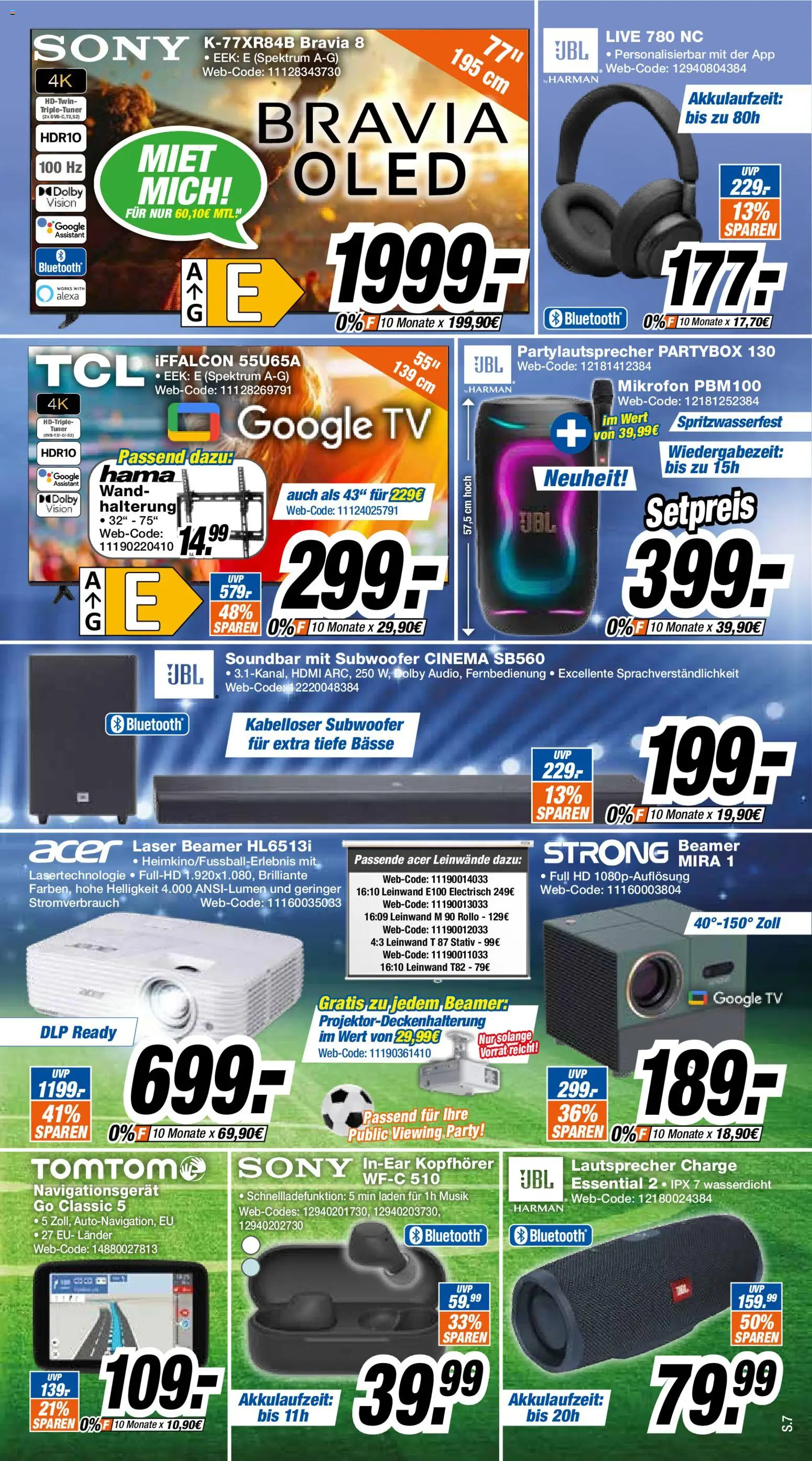 Expert - Giessen – gültig ab 15.06.2026 | Seite: 7 | Produkte: Mikrofon, Sony, Soundbar, Beamer