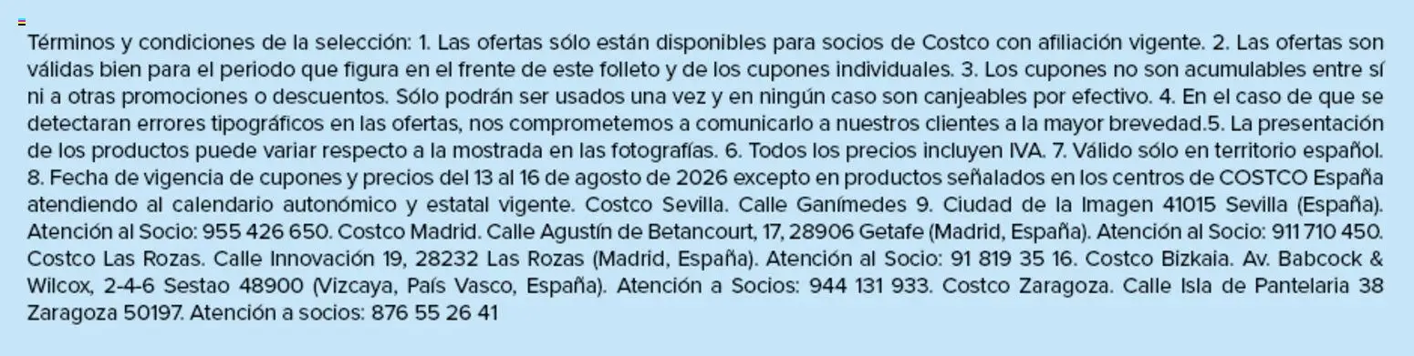 Costco 4 días de descuentos │ válido desde el 13/08/2026 | Página: 4