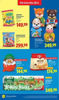 MINIONS Voćne gumene bombone, Voćne gumene bombone - pregled Lidl kataloga - važi od 28.05.2026 | Strana: 62