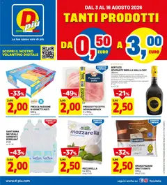 Anteprima del volantino D Più volantino valido a partire dal 03/08/2026