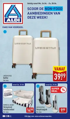 Aldi folder - Non food - Voorbeeld van een folder van Aldi, geldig van 24.06.2026