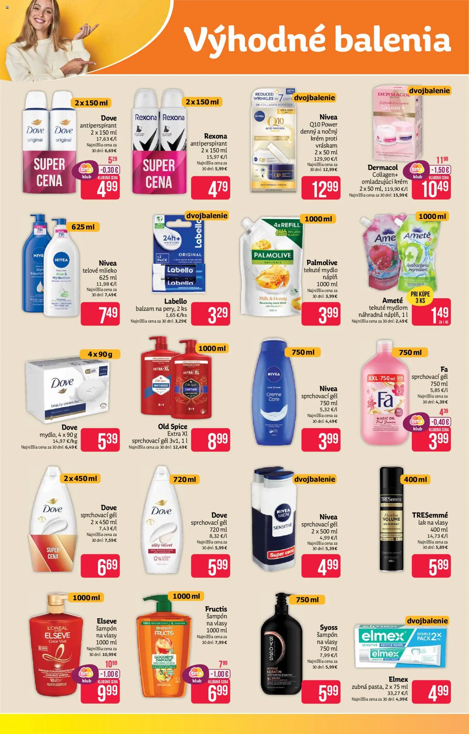 Nové Teta drogerie akcie – leták je platný od 25.05.2026 | Strana: 2 | Produkty: Old Spice, Šampón, Mydlo, Krém
