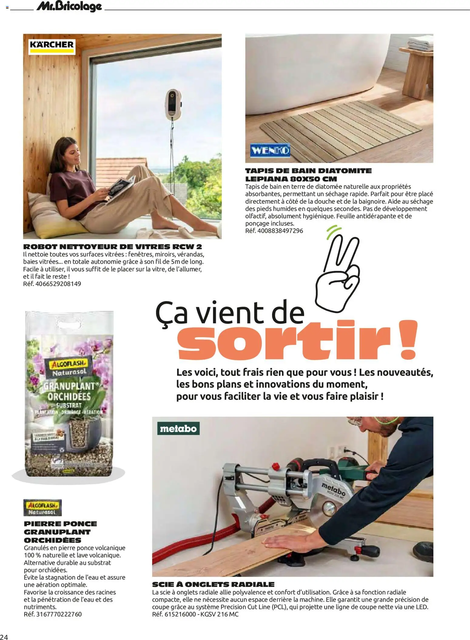 {H1} | Page: 24 | Produits: Metabo, Terre de diatomée, Tapis, Nettoyeur de vitres