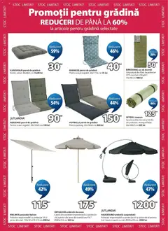 Ofertele JYSK valabile de la 23.07.2026 | Pagină: 6 | Produse: Scaun, Sac, Umbrelă de soare, Suport