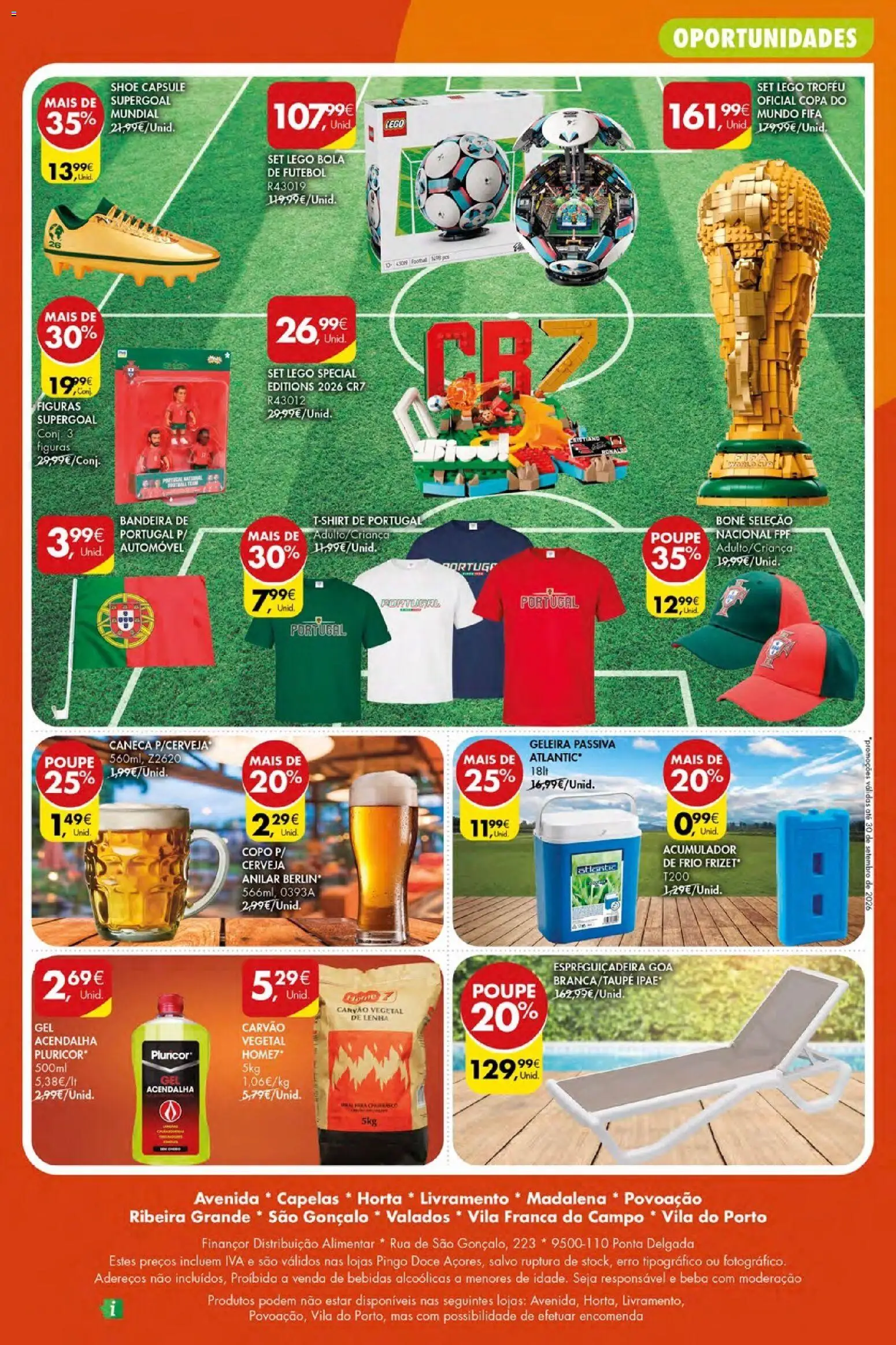 Pingo Doce Poupe Esta Semana Madeira │ válido de 11.06.2026 | Página: 32 | Produtos: Dourada, Boné, Carvão vegetal, Cerveja