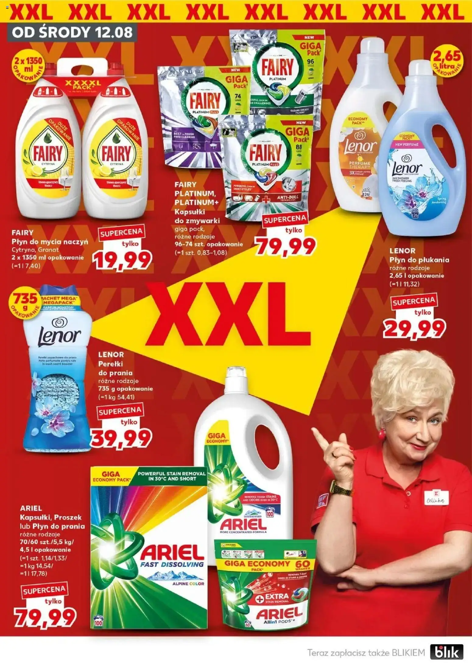 Kaufland gazetka - Super Piątek od 14.08.2026 - od jutra PDF | Strona: 24 | Produkty: Proszek, Perełki zapachowe do prania, Fairy, Lenor płyn do płukania