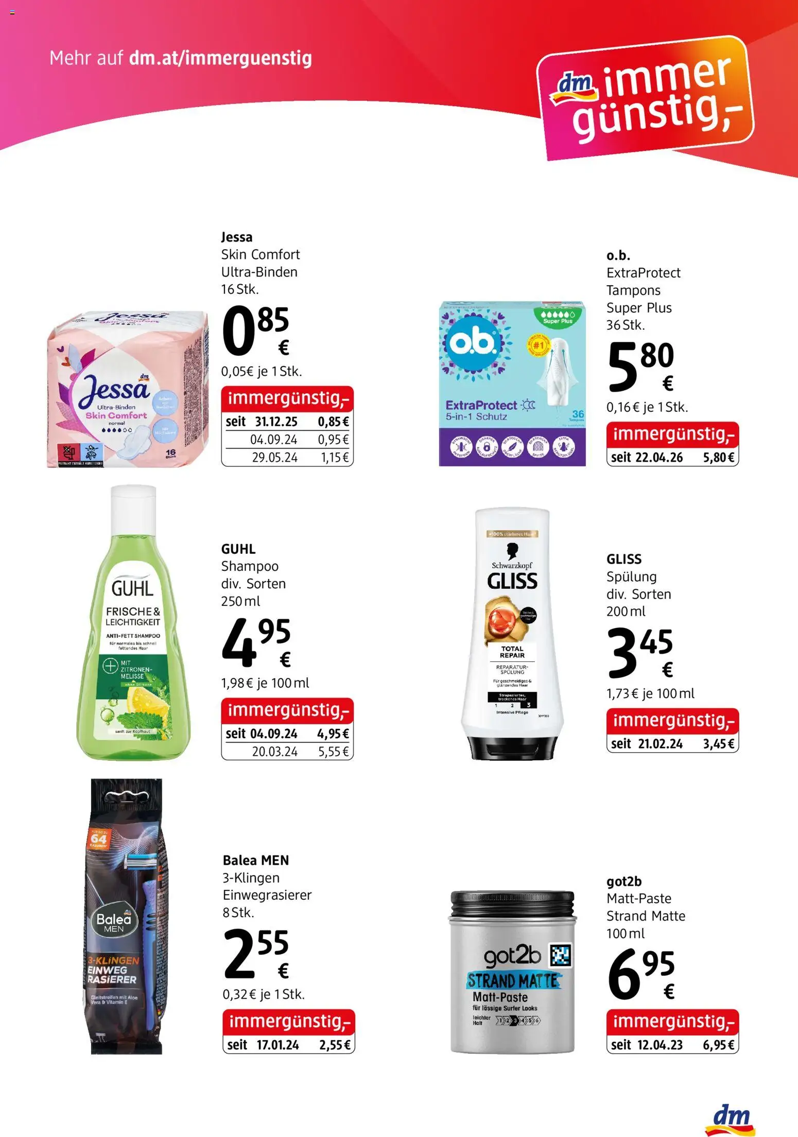 dm drogerie markt Flugblatt Juni 2026 gültig ab 28.05.2026 | Seite: 5 | Produkte: Rasierer, Shampoo, Spülung