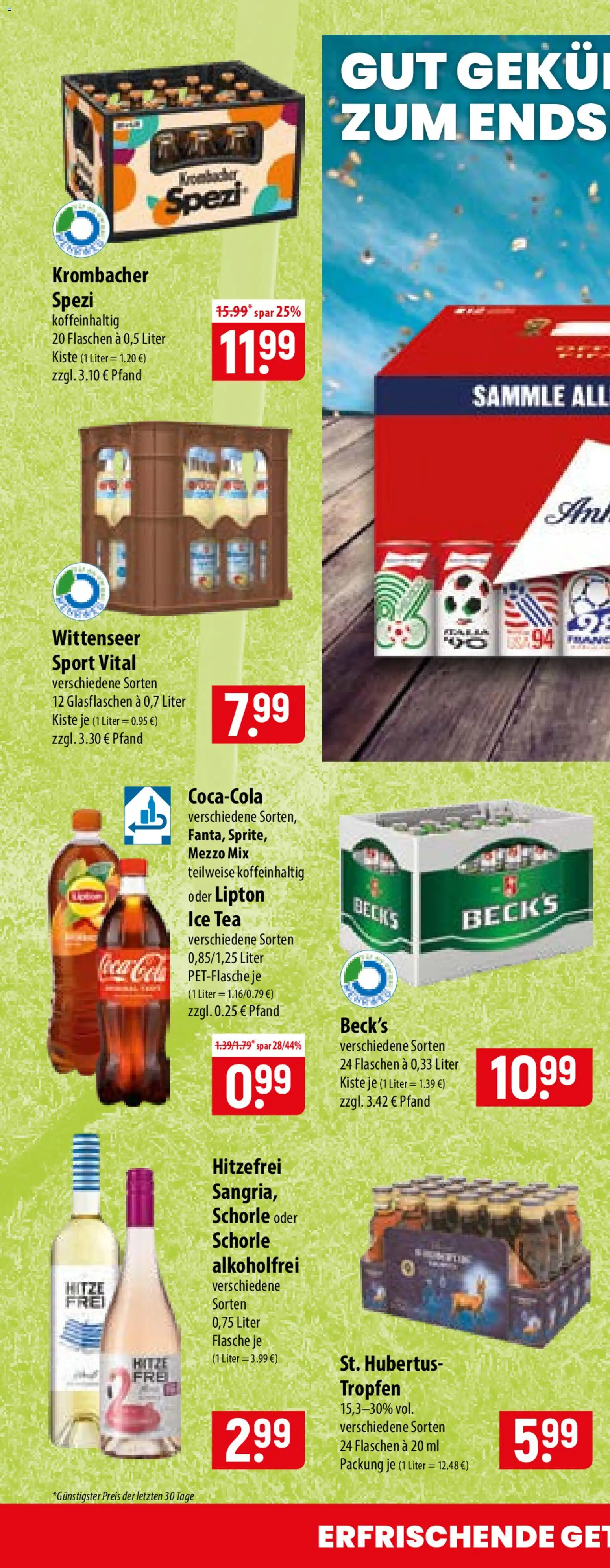 Famila Prospekt – gültig ab 13.07.2026 | Seite: 12 | Produkte: Mezzo mix, Krombacher, Hubertus tropfen